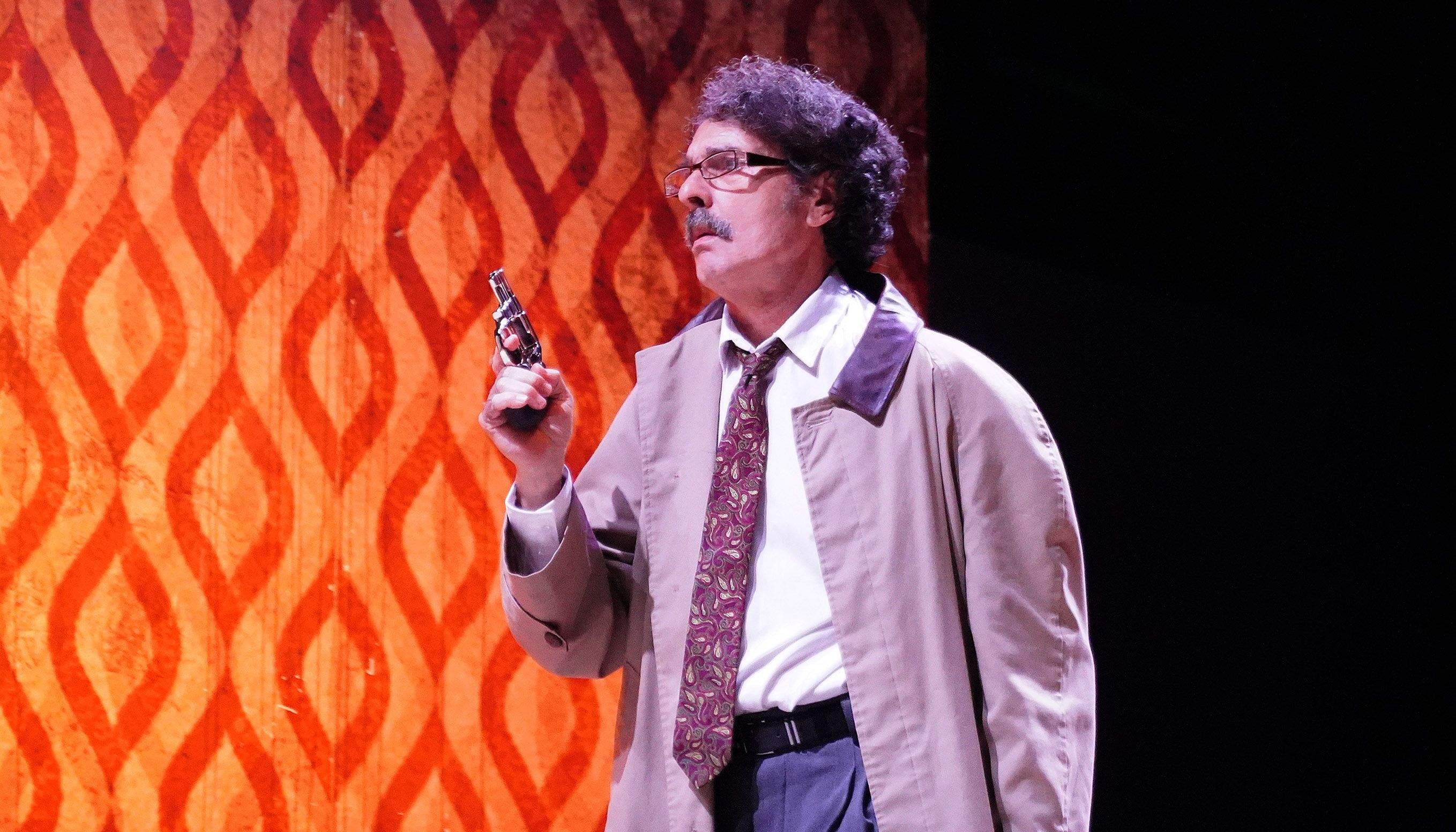 Representación de la obra "Entrega en man", de Contraproducións, en Ponteatro