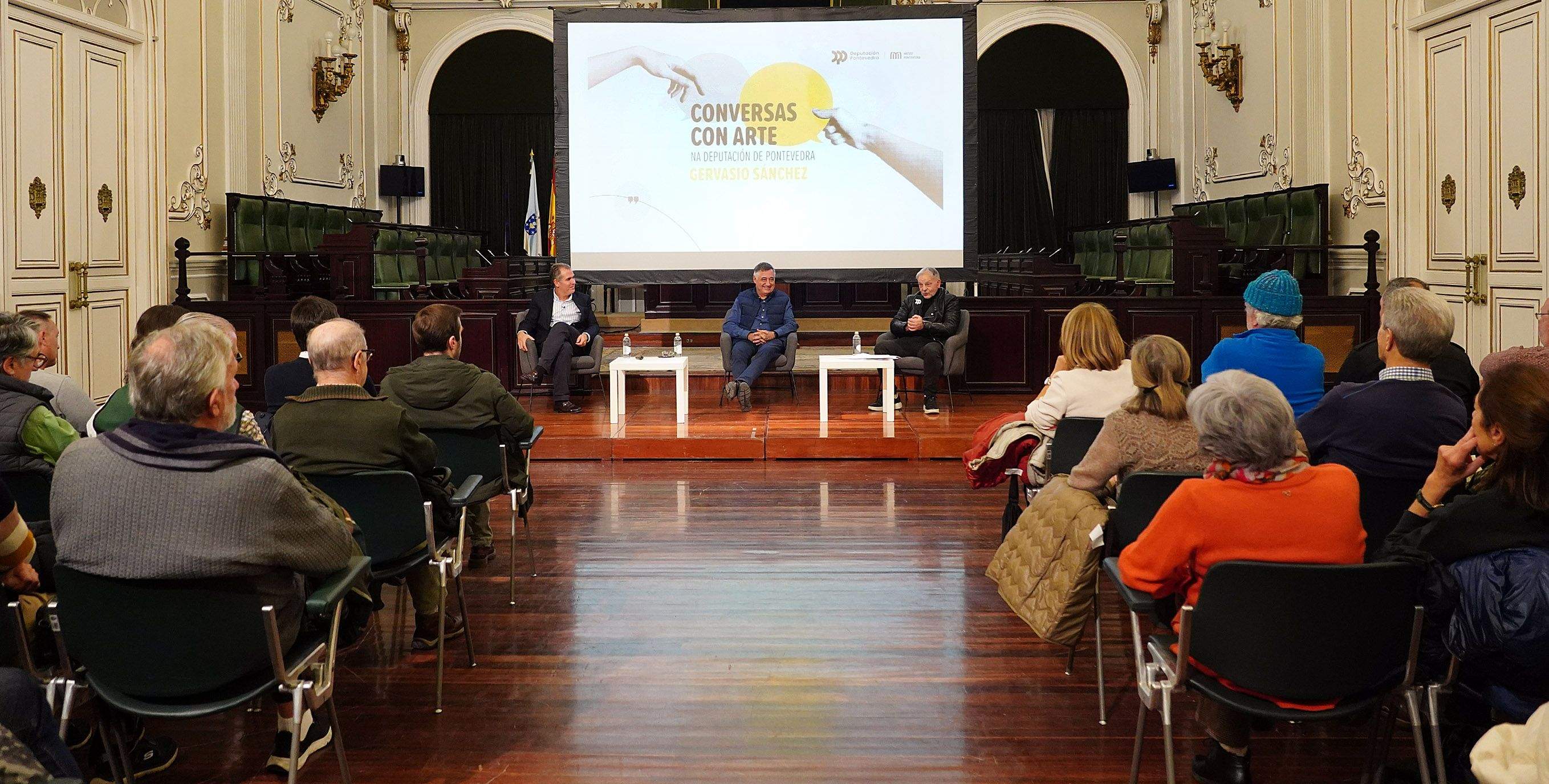 Intervención de Gervasio Sánchez en el ciclo 'Conversas con arte'