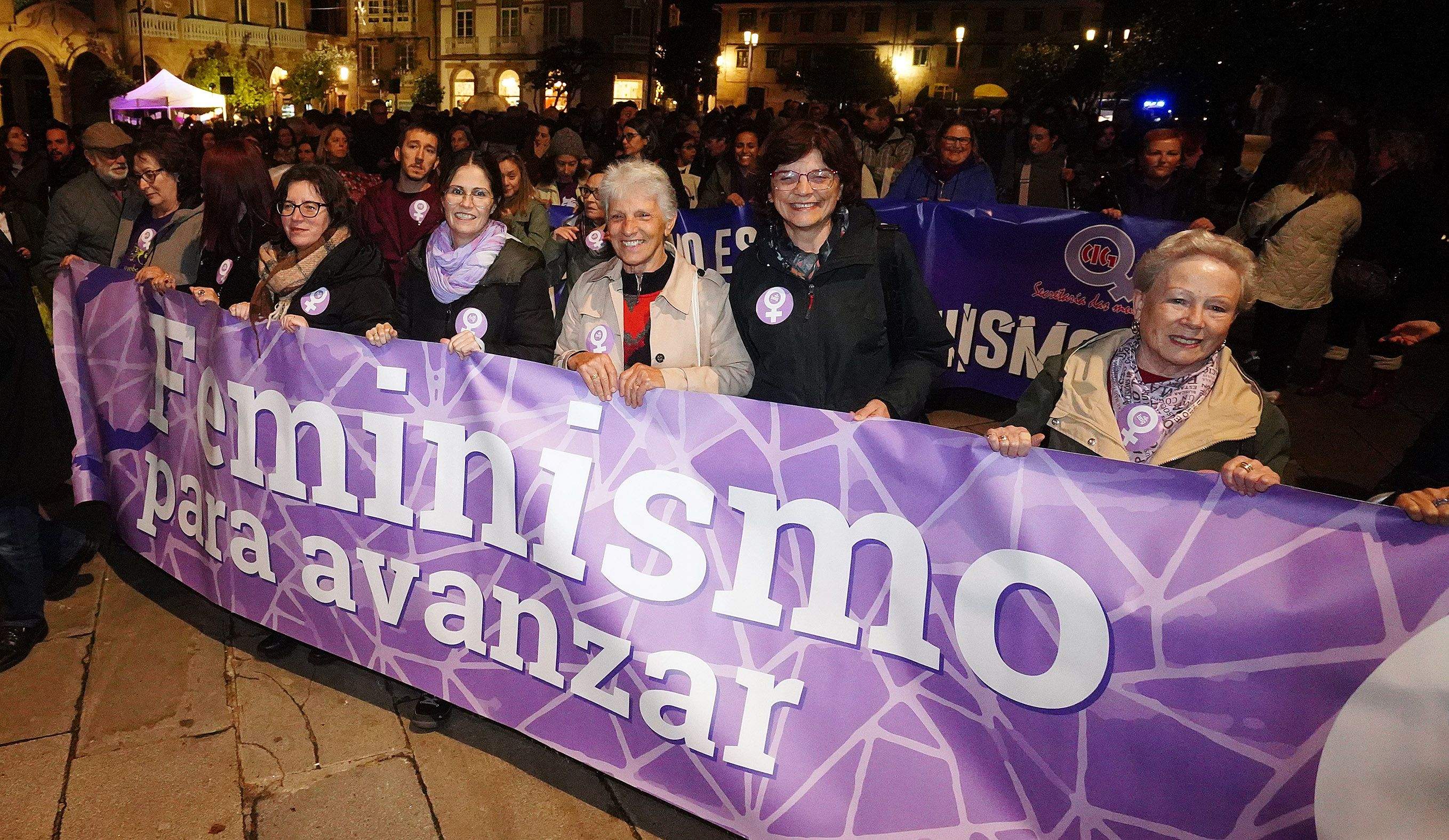 Manifestación central en Pontevedra polo 25N de 2024 Manifestación central en Pontevedra polo 25N de 2024
