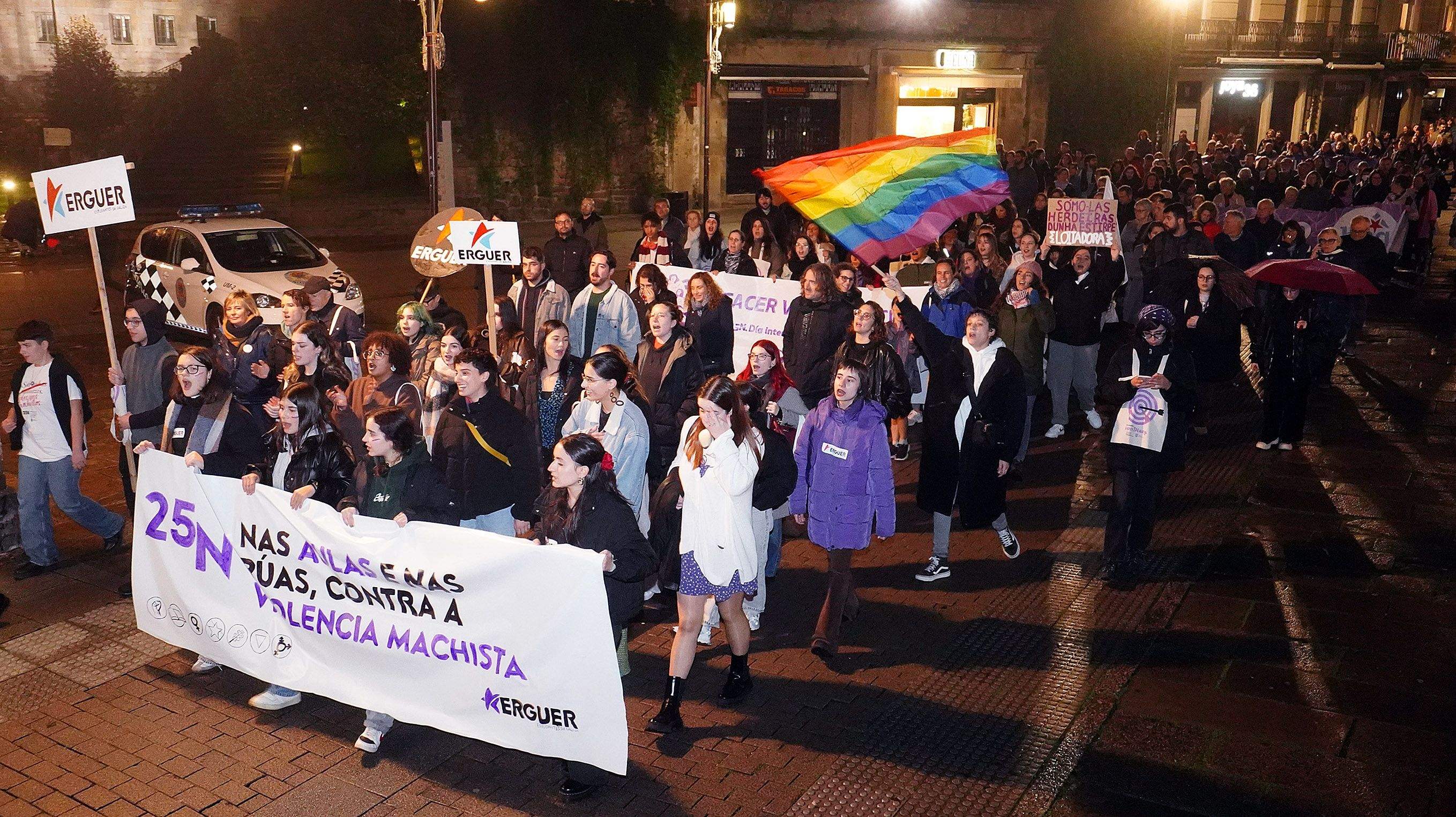 Manifestación central en Pontevedra polo 25N de 2024 Manifestación central en Pontevedra polo 25N de 2024