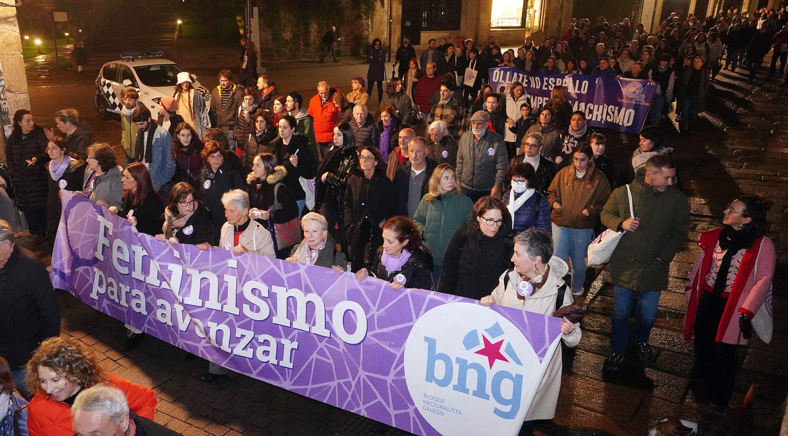 Manifestación central en Pontevedra polo 25N de 2024 Manifestación central en Pontevedra polo 25N de 2024