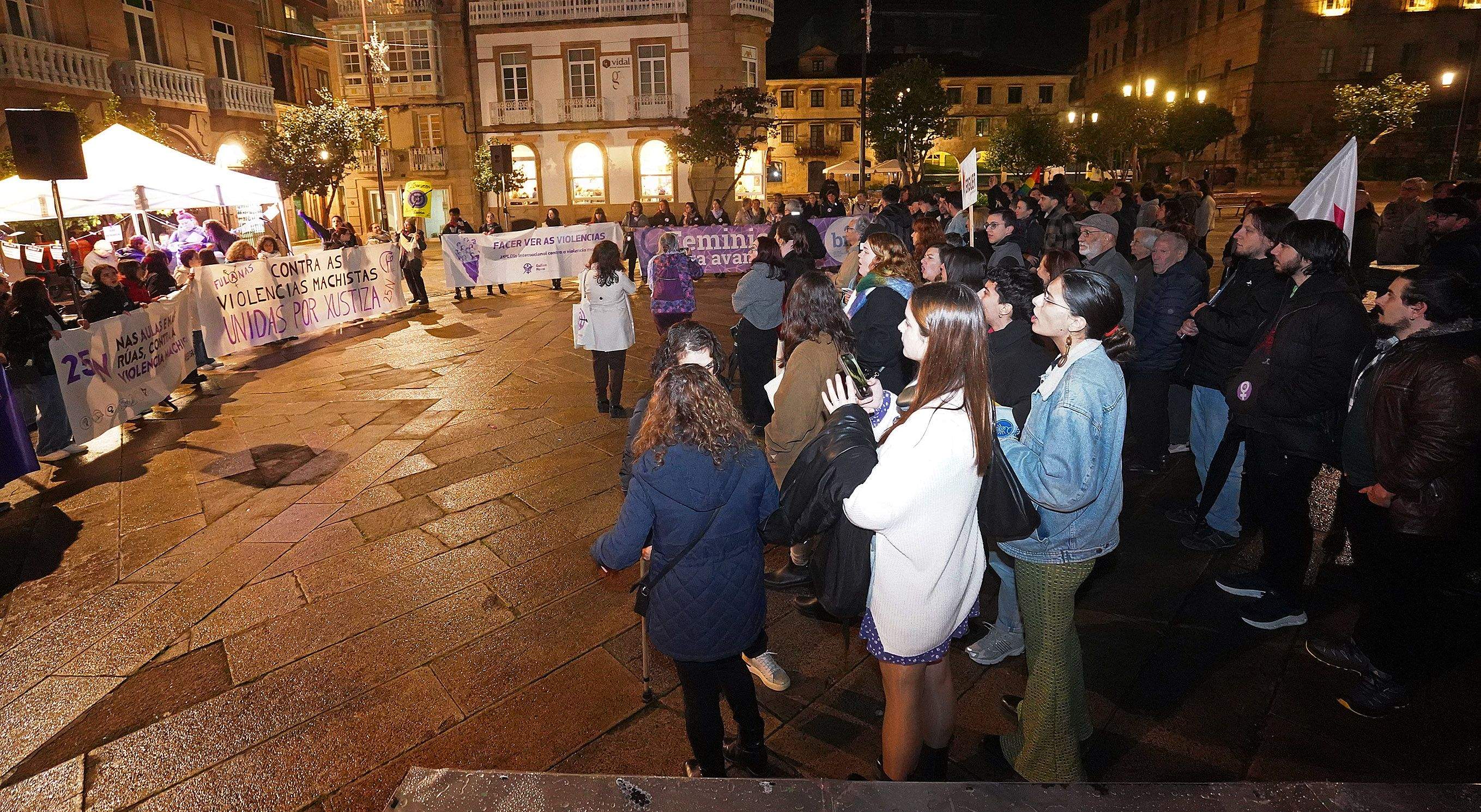 Manifestación central en Pontevedra polo 25N de 2024 Manifestación central en Pontevedra polo 25N de 2024