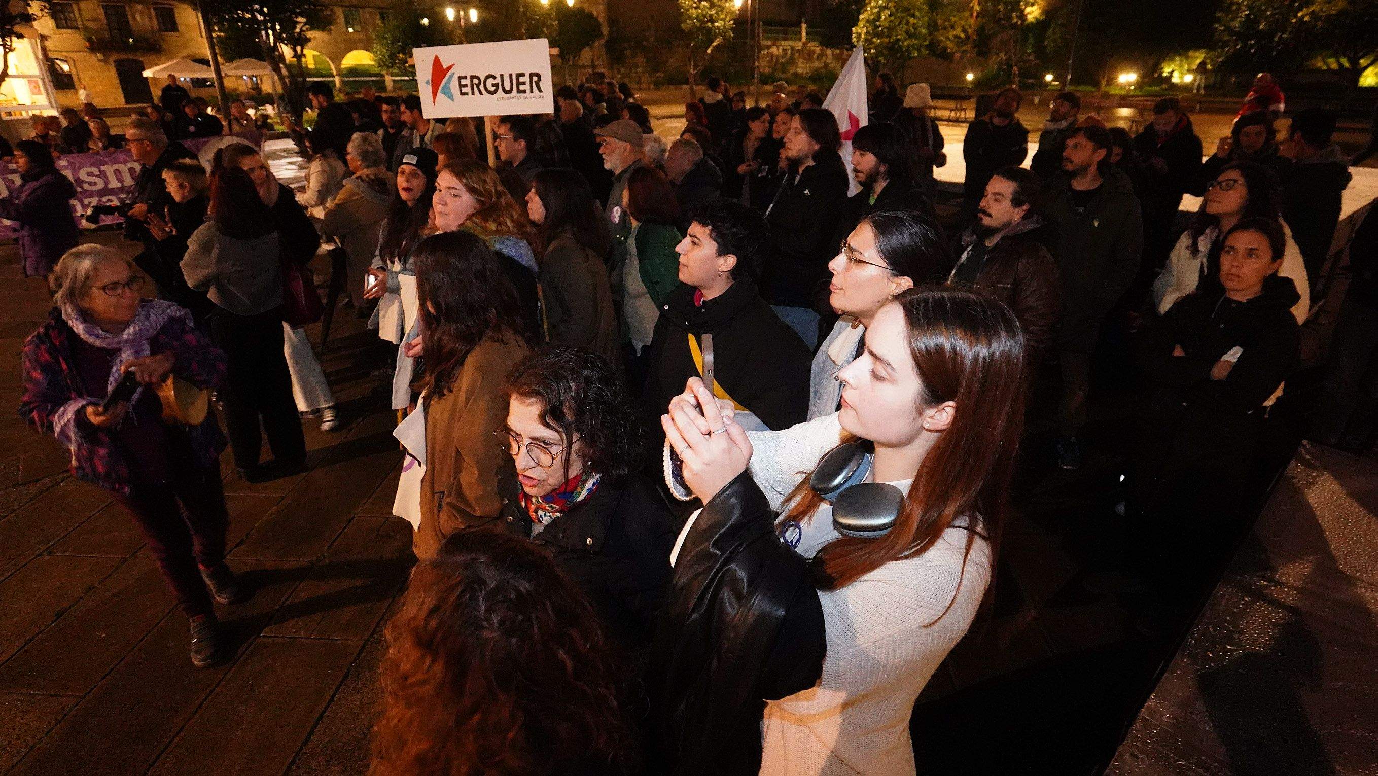 Manifestación central en Pontevedra polo 25N de 2024 Manifestación central en Pontevedra polo 25N de 2024