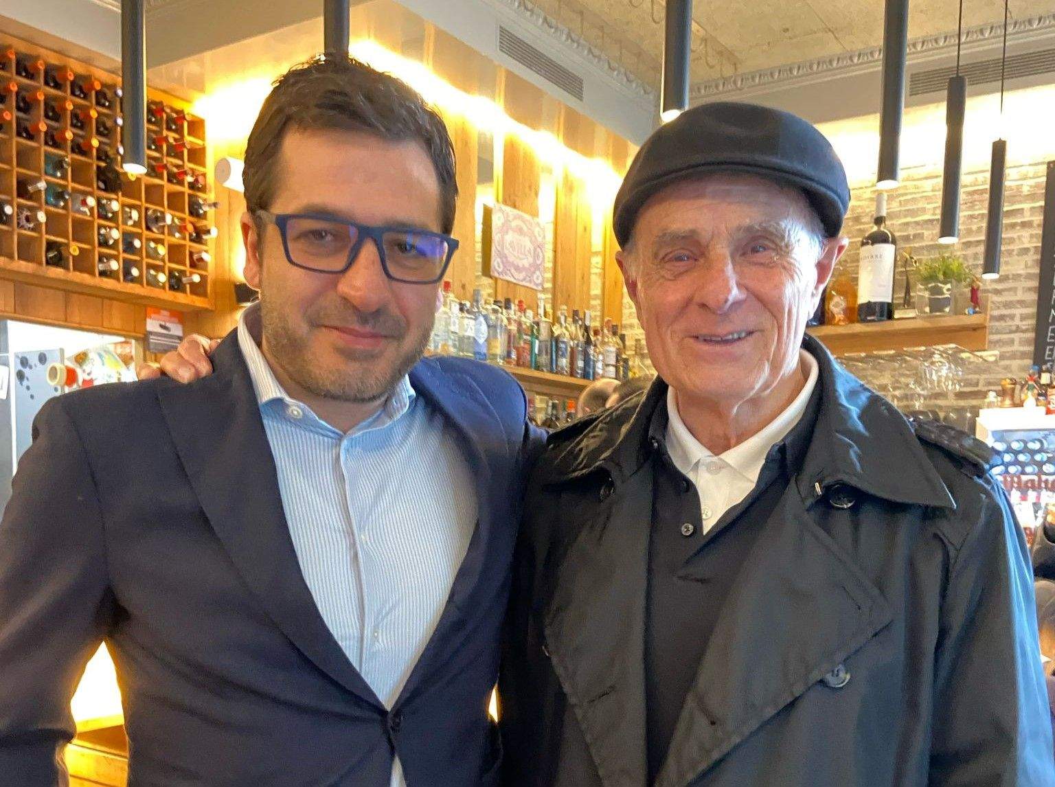 José Antonio Irulegui, con Fernando Roig en febreiro de 2024