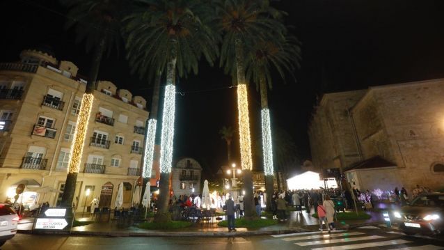 Inauguración da iluminación de Nadal en Caldas 2024