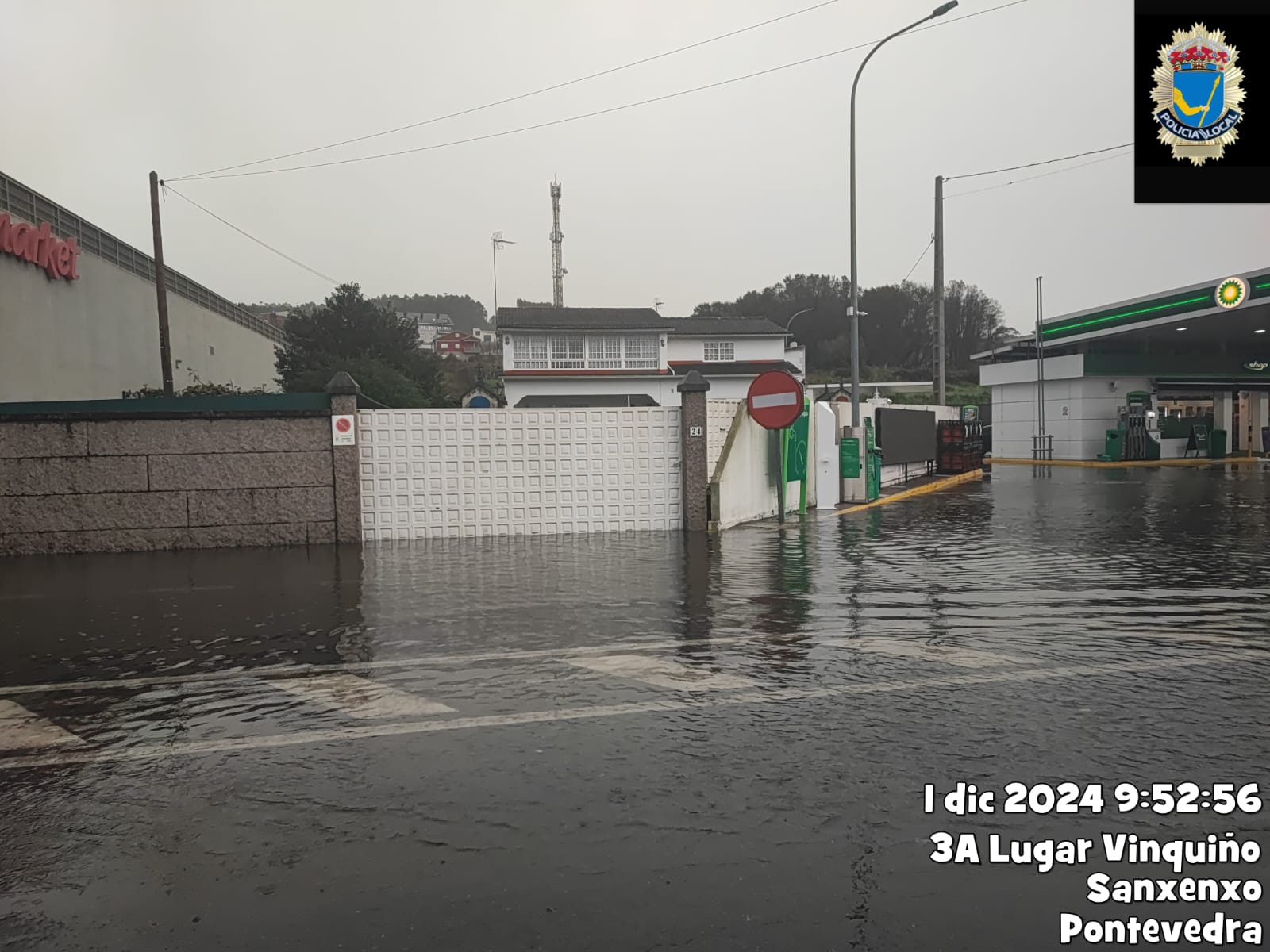 Inundacións en Sanxenxo o domingo 1 de decembro Inundacións en Sanxenxo o domingo 1 de decembro