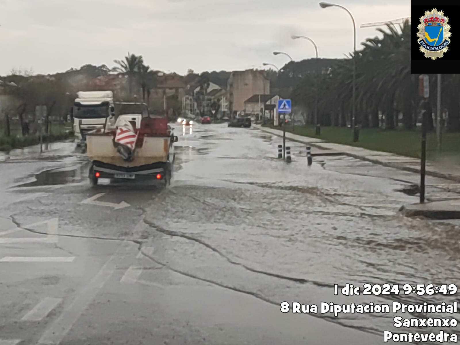 Inundacións en Sanxenxo o domingo 1 de decembro Inundacións en Sanxenxo o domingo 1 de decembro
