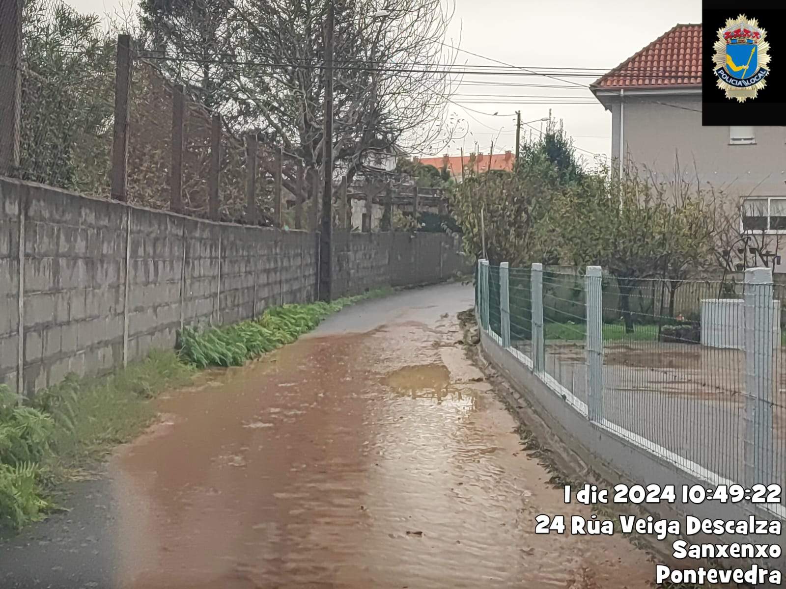 Inundacións en Sanxenxo o domingo 1 de decembro Inundacións en Sanxenxo o domingo 1 de decembro