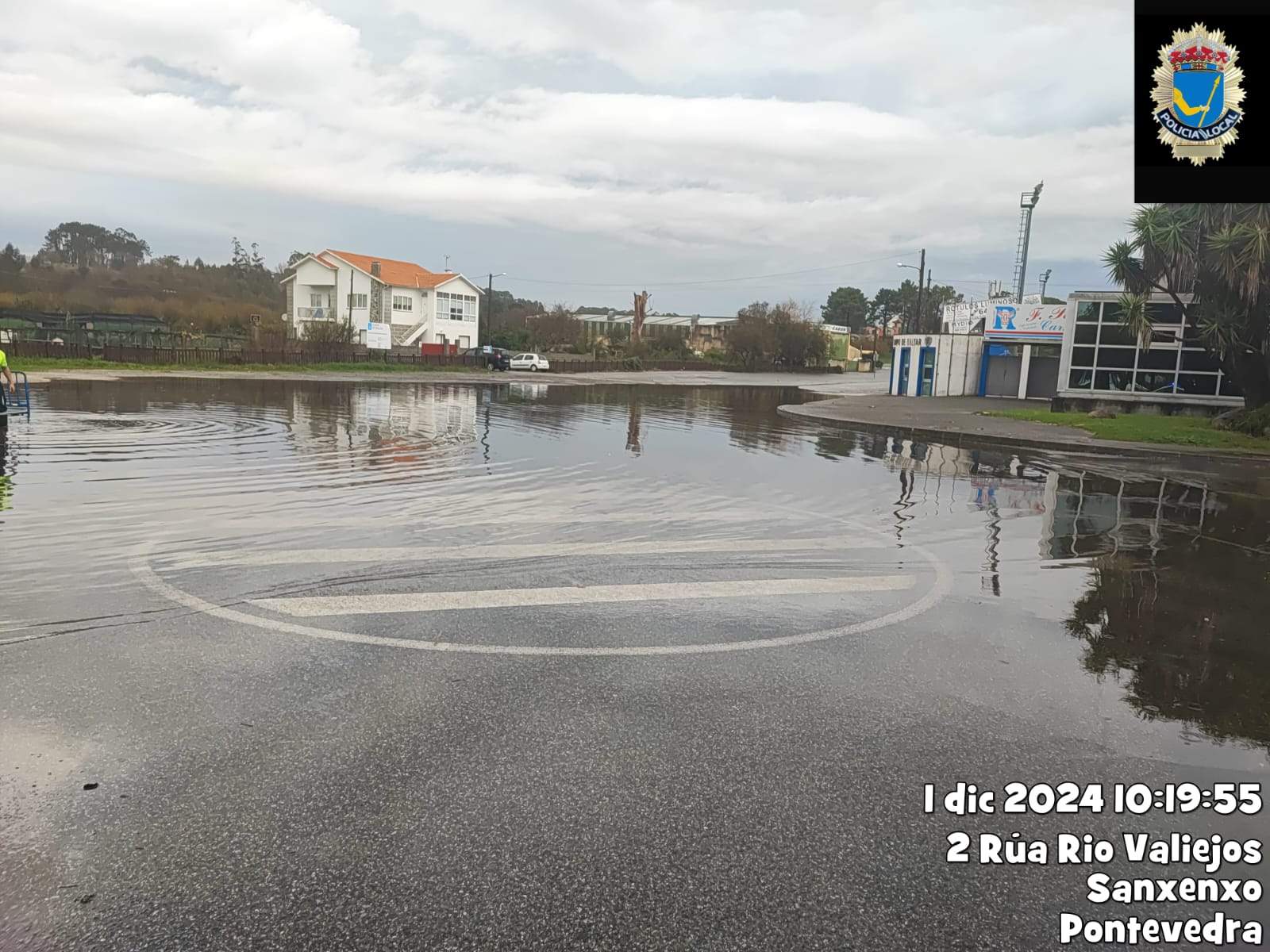 Inundacións en Sanxenxo o domingo 1 de decembro Inundacións en Sanxenxo o domingo 1 de decembro