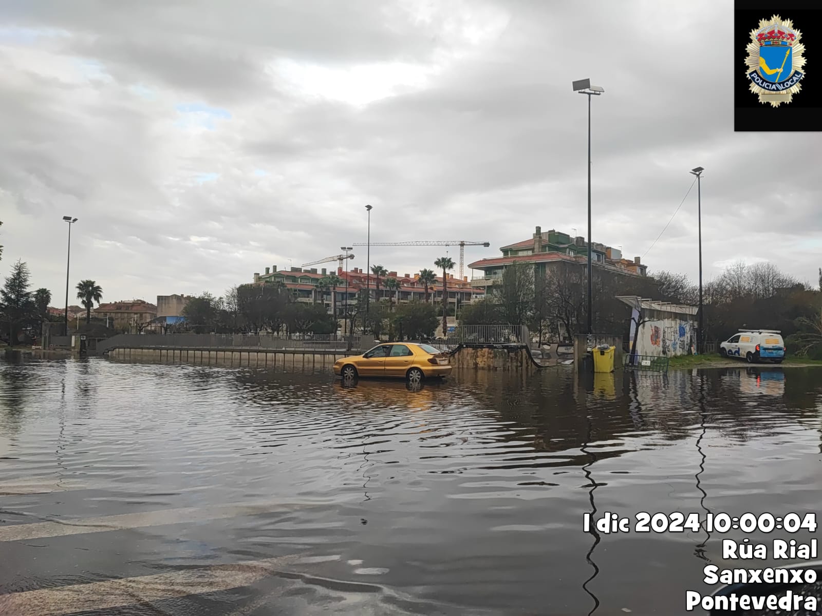 Inundacións en Sanxenxo o domingo 1 de decembro Inundacións en Sanxenxo o domingo 1 de decembro
