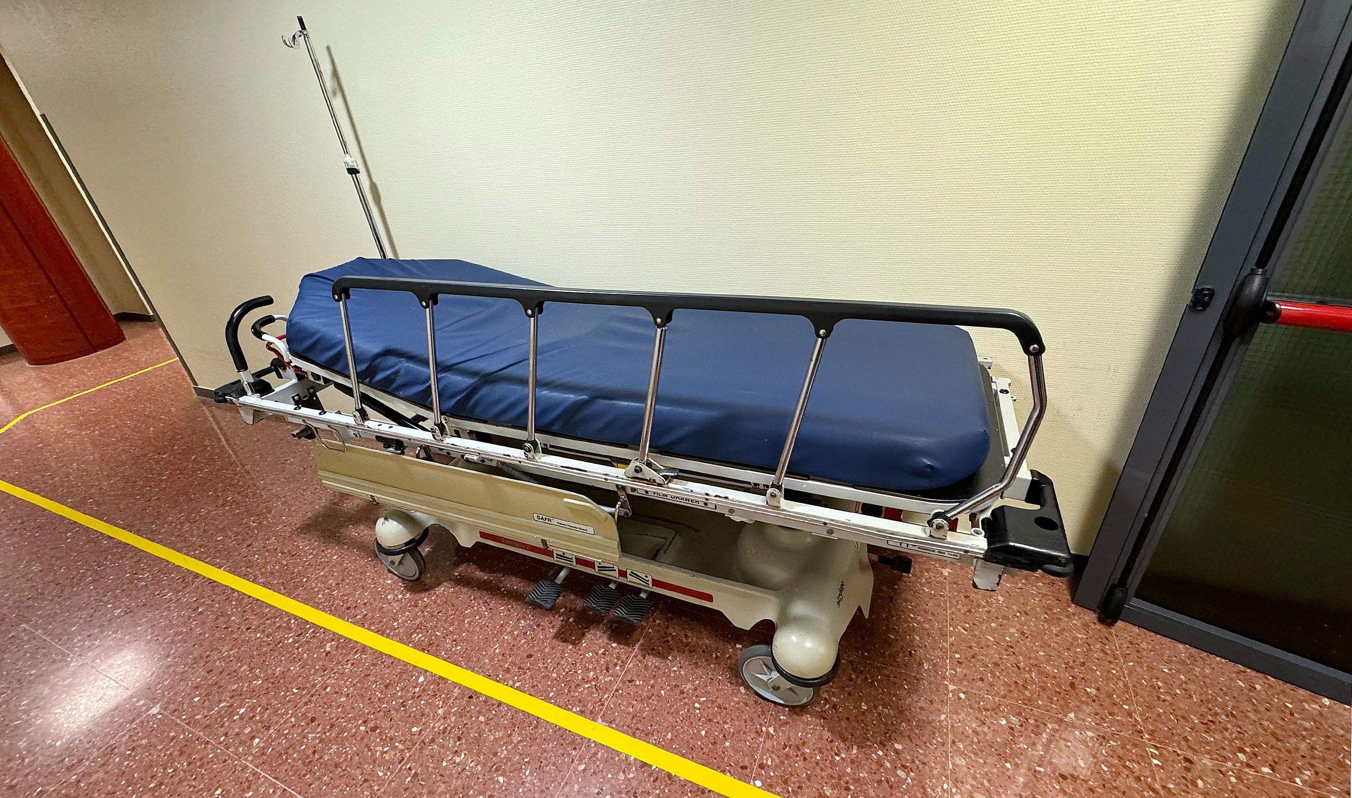 Padiola no Hospital Montecelo