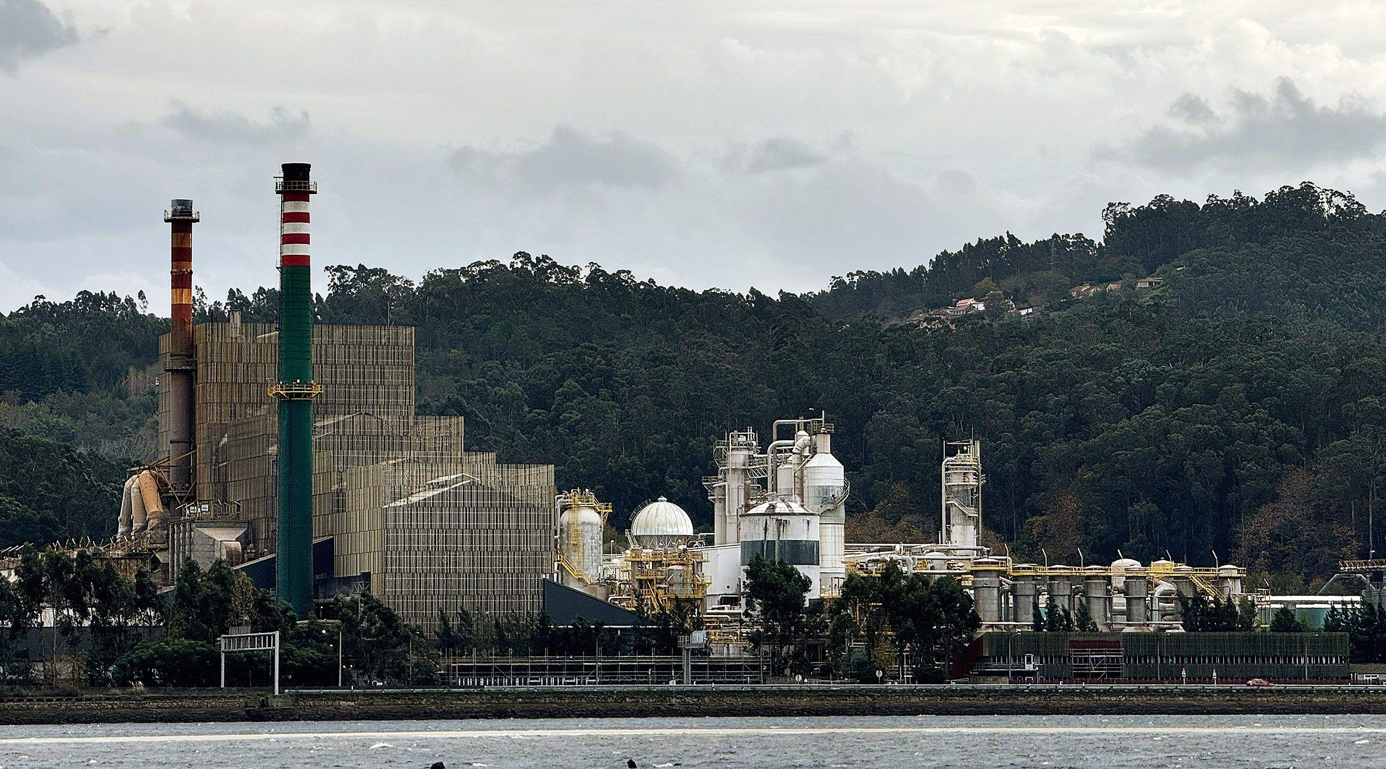 Fábrica de ENCE en Lourizán