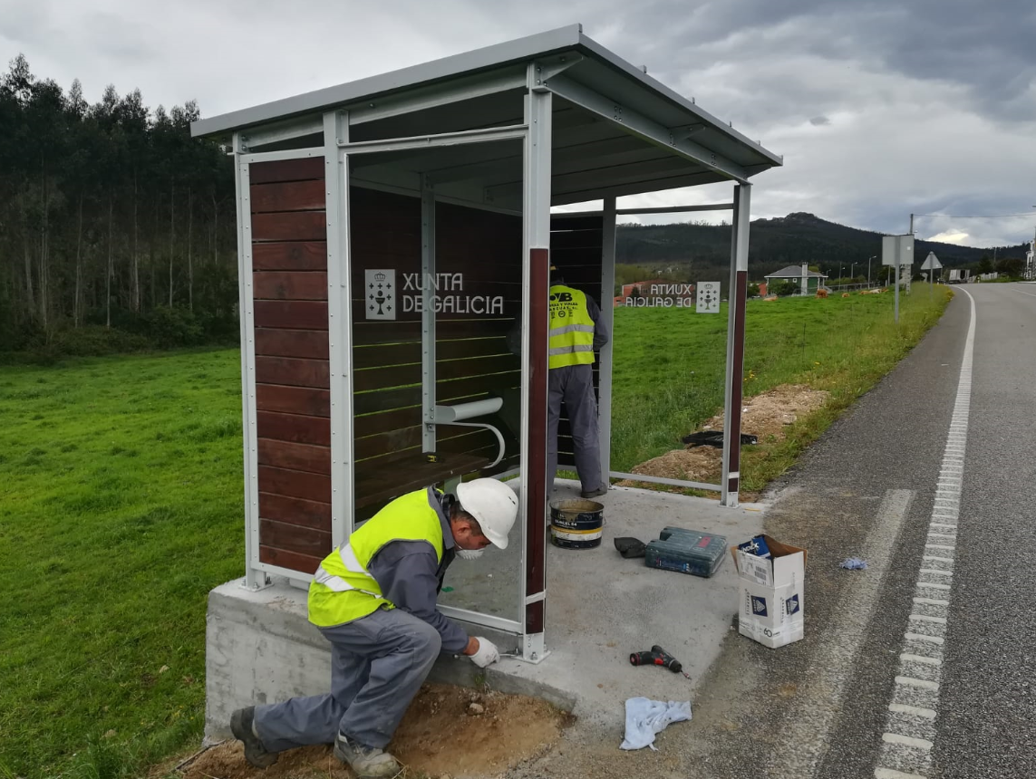 Instalación dunha marquesiña