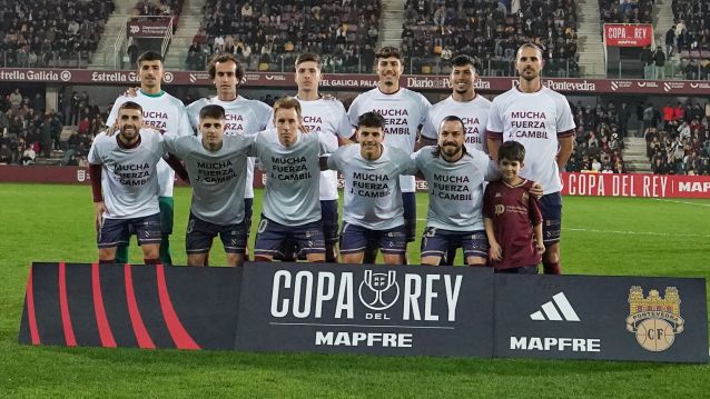 Partido de Copa do Rei entre Pontevedra e Villarreal en Pasarón