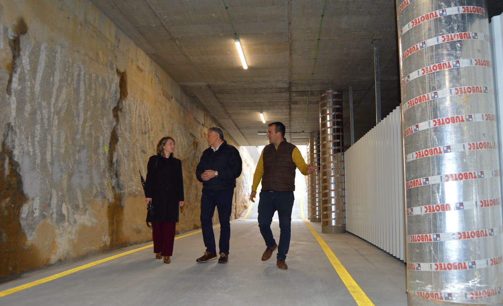 Apertura al tráfico del paso inferior de la Rúa Madrid