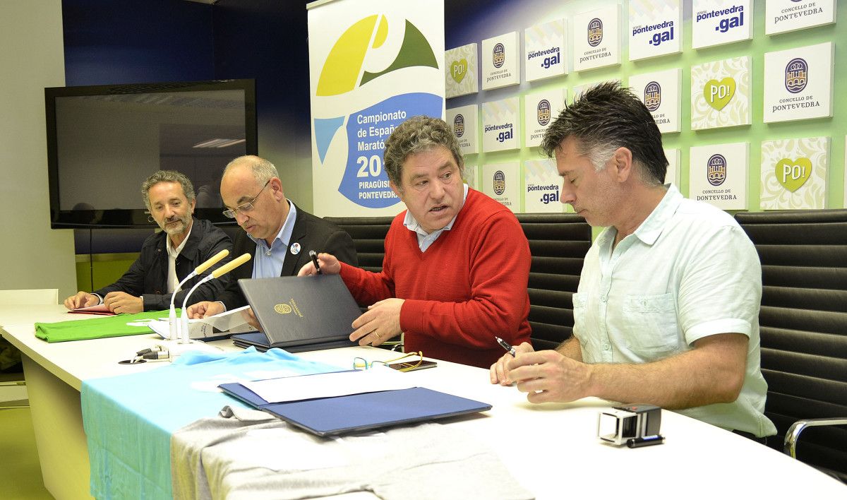Presentación no Concello do Campionato de España de Piragüismo Maratón