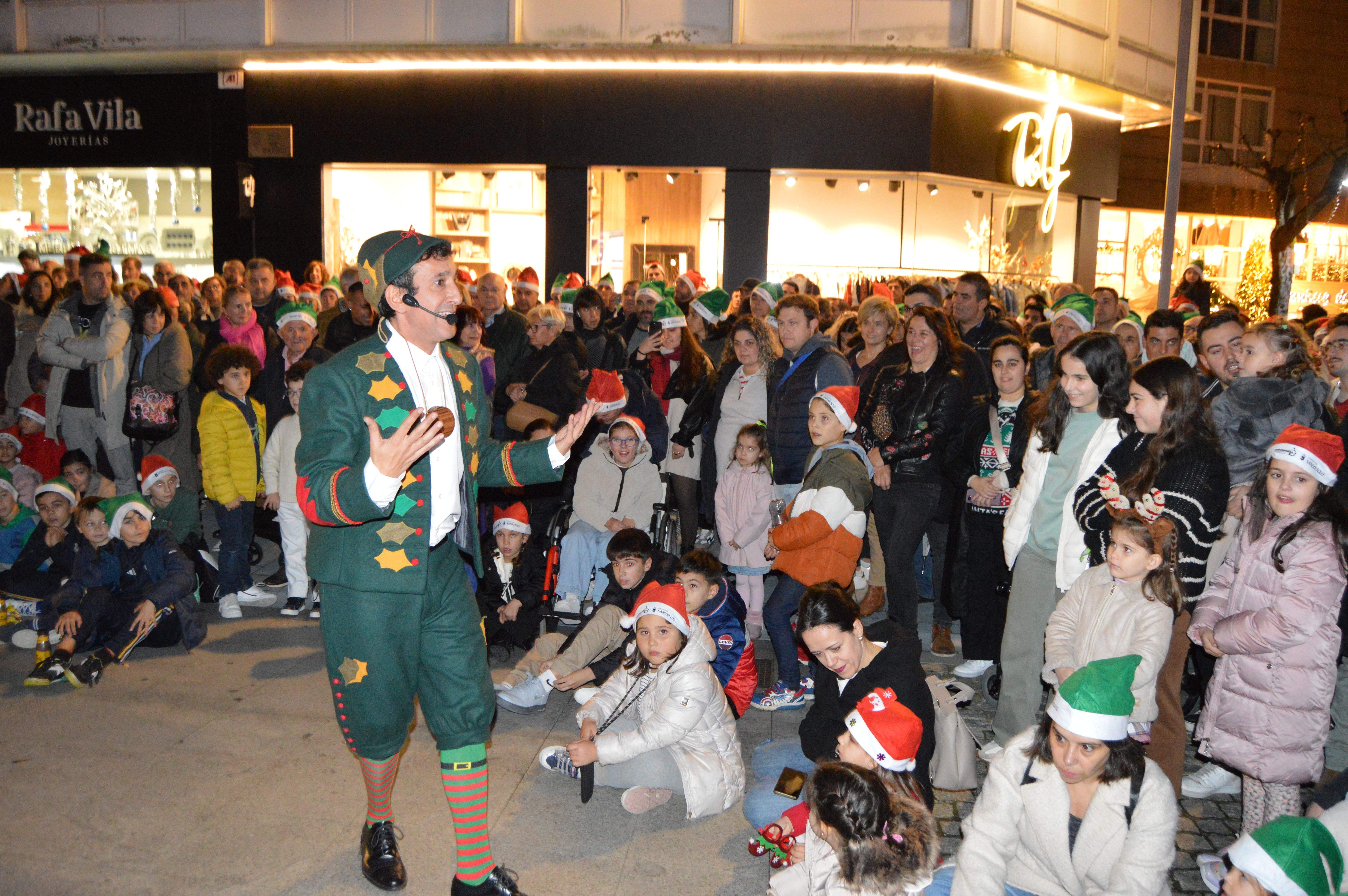 Acendido das luces de Nadal en Sanxenxo Acendido das luces de Nadal en Sanxenxo