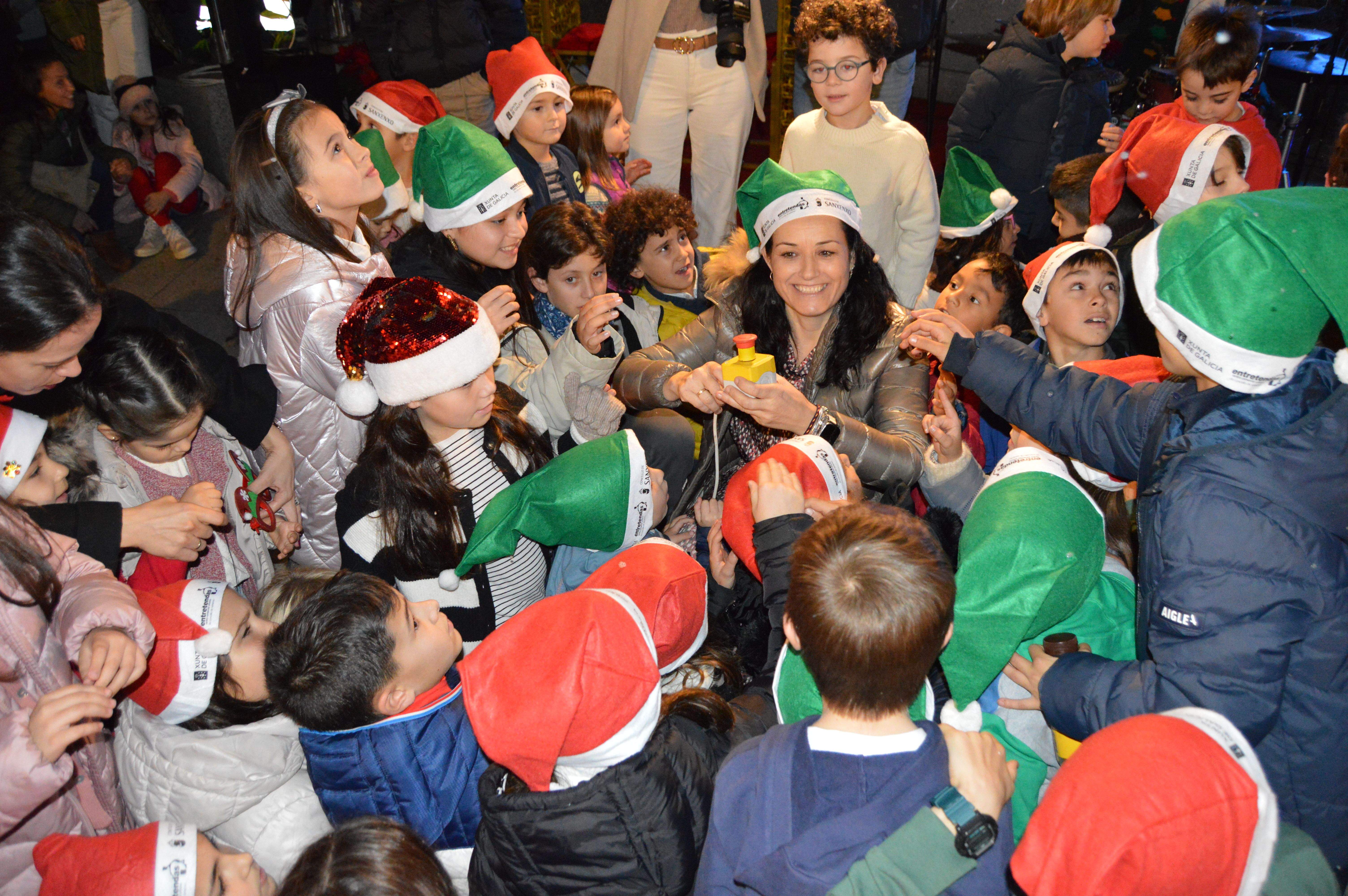Acendido das luces de Nadal en Sanxenxo Acendido das luces de Nadal en Sanxenxo