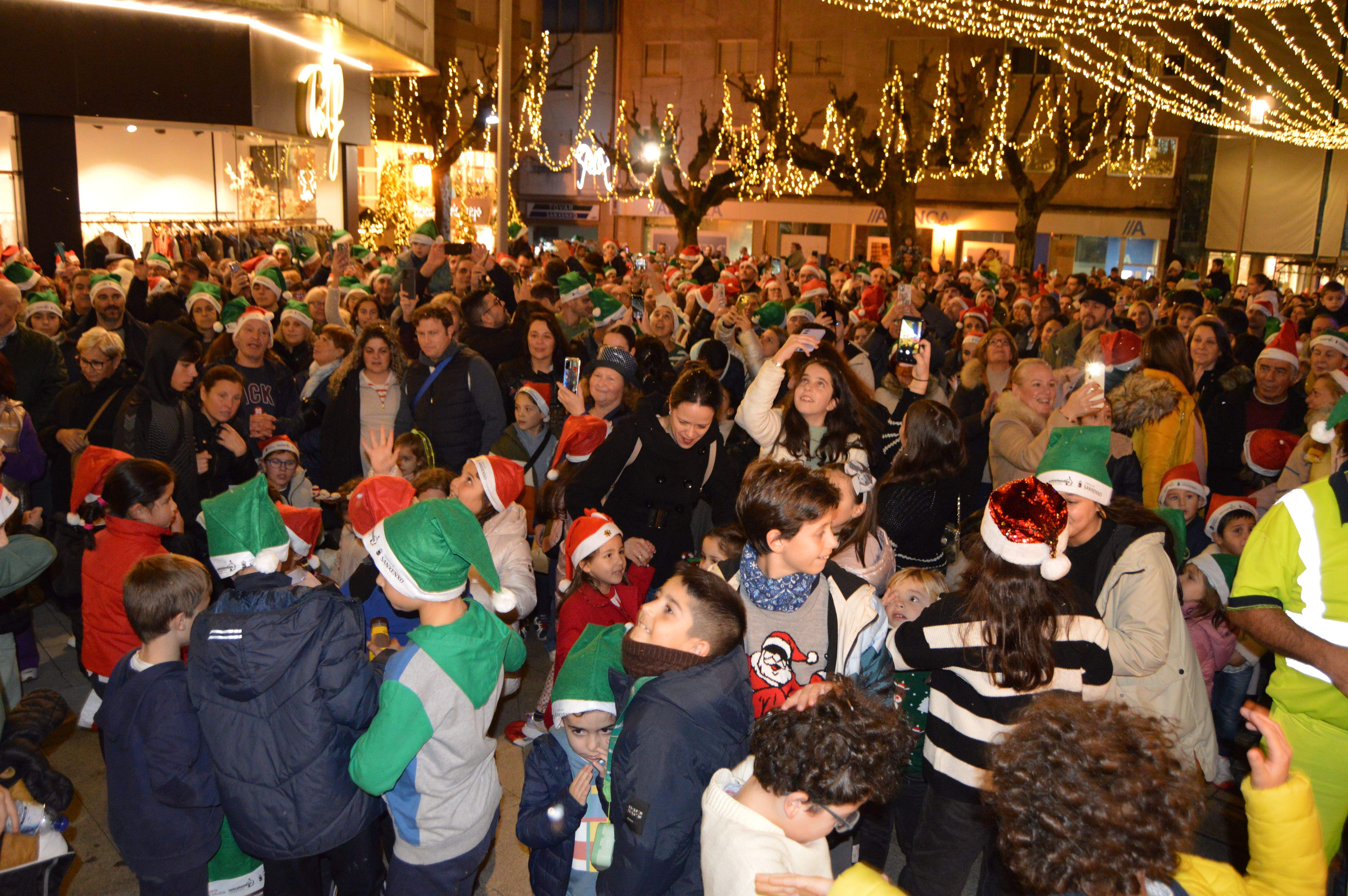 Acendido das luces de Nadal en Sanxenxo Acendido das luces de Nadal en Sanxenxo