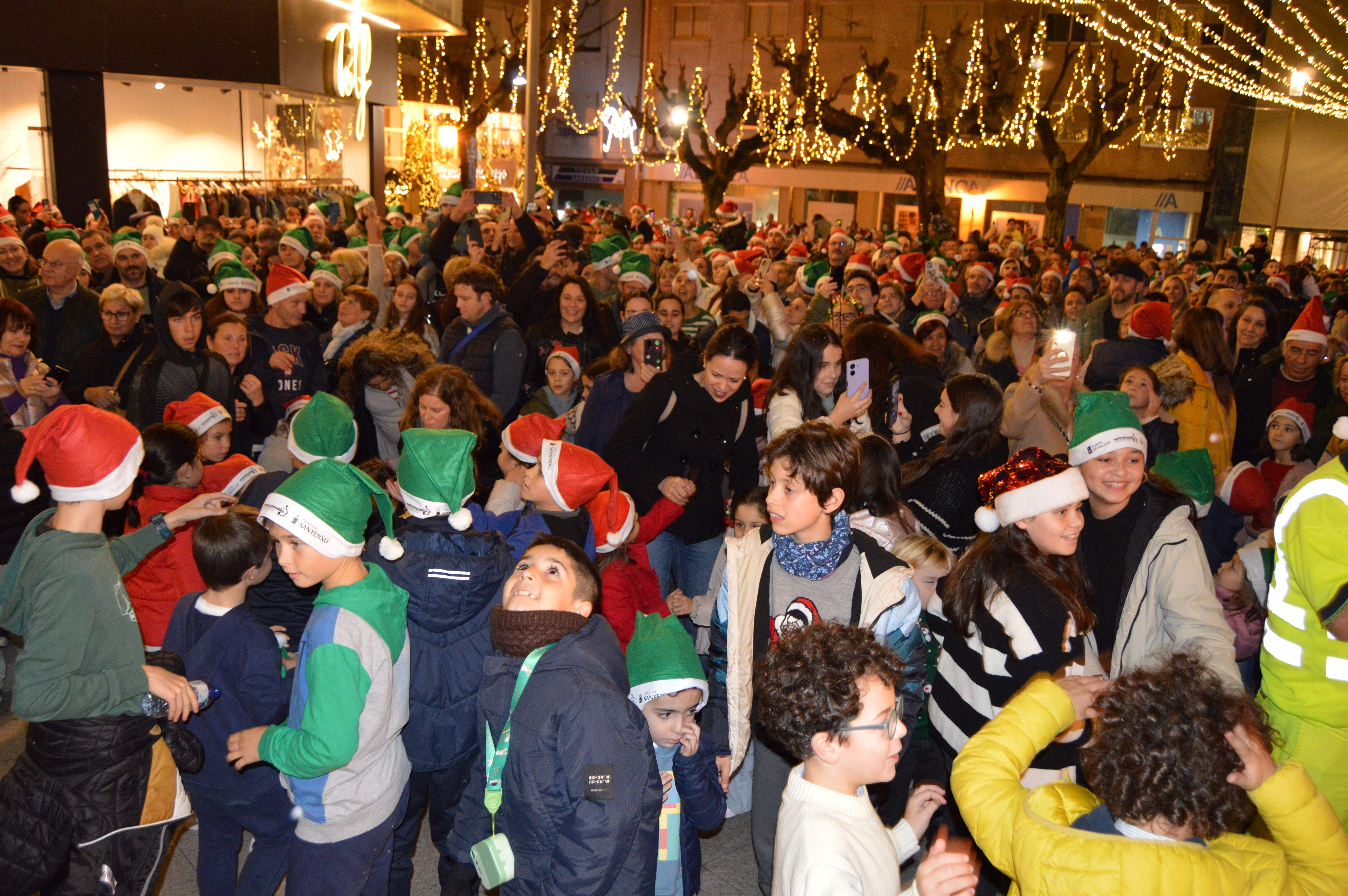 Acendido das luces de Nadal en Sanxenxo Acendido das luces de Nadal en Sanxenxo