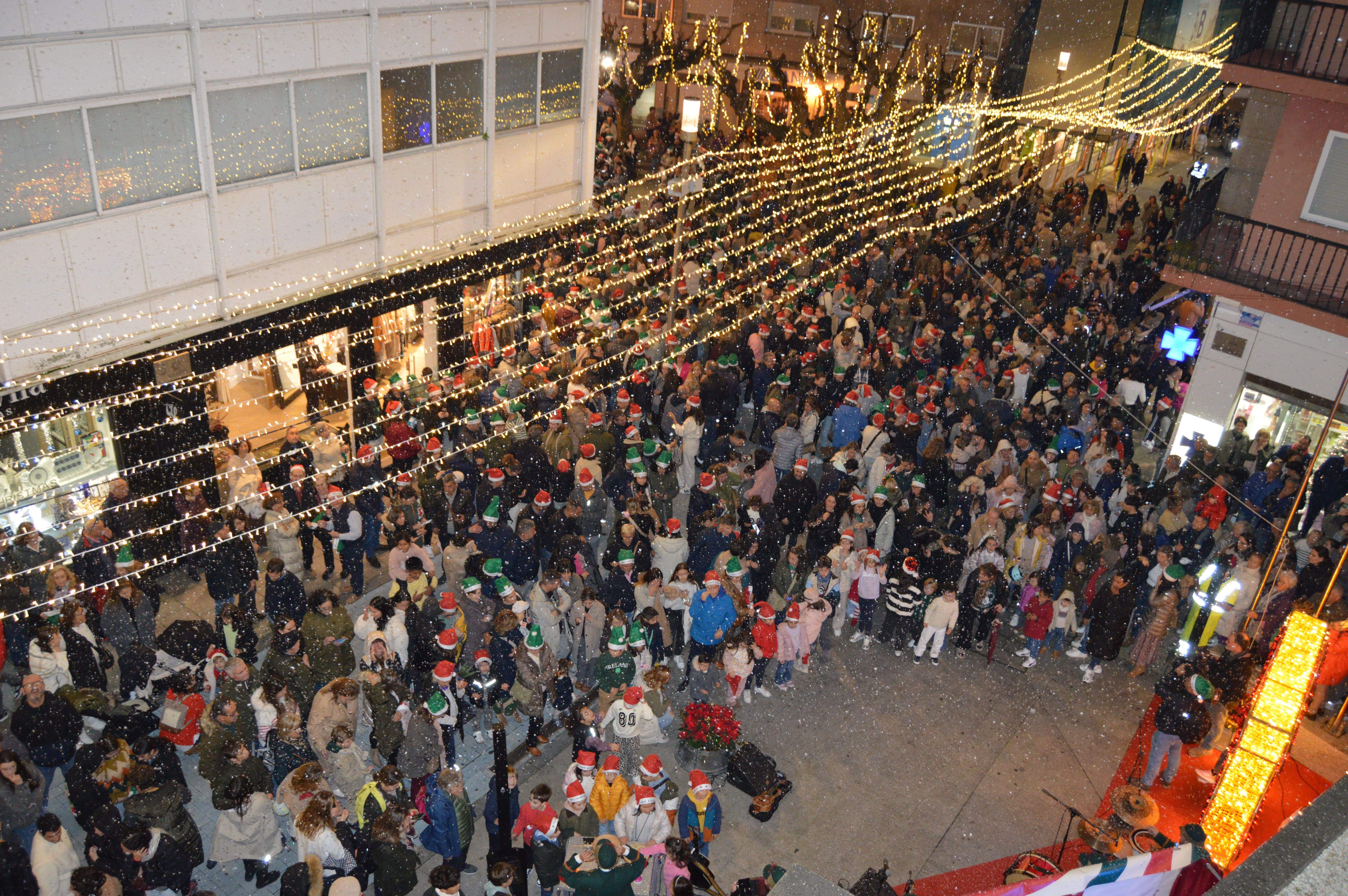 Acendido das luces de Nadal en Sanxenxo Acendido das luces de Nadal en Sanxenxo