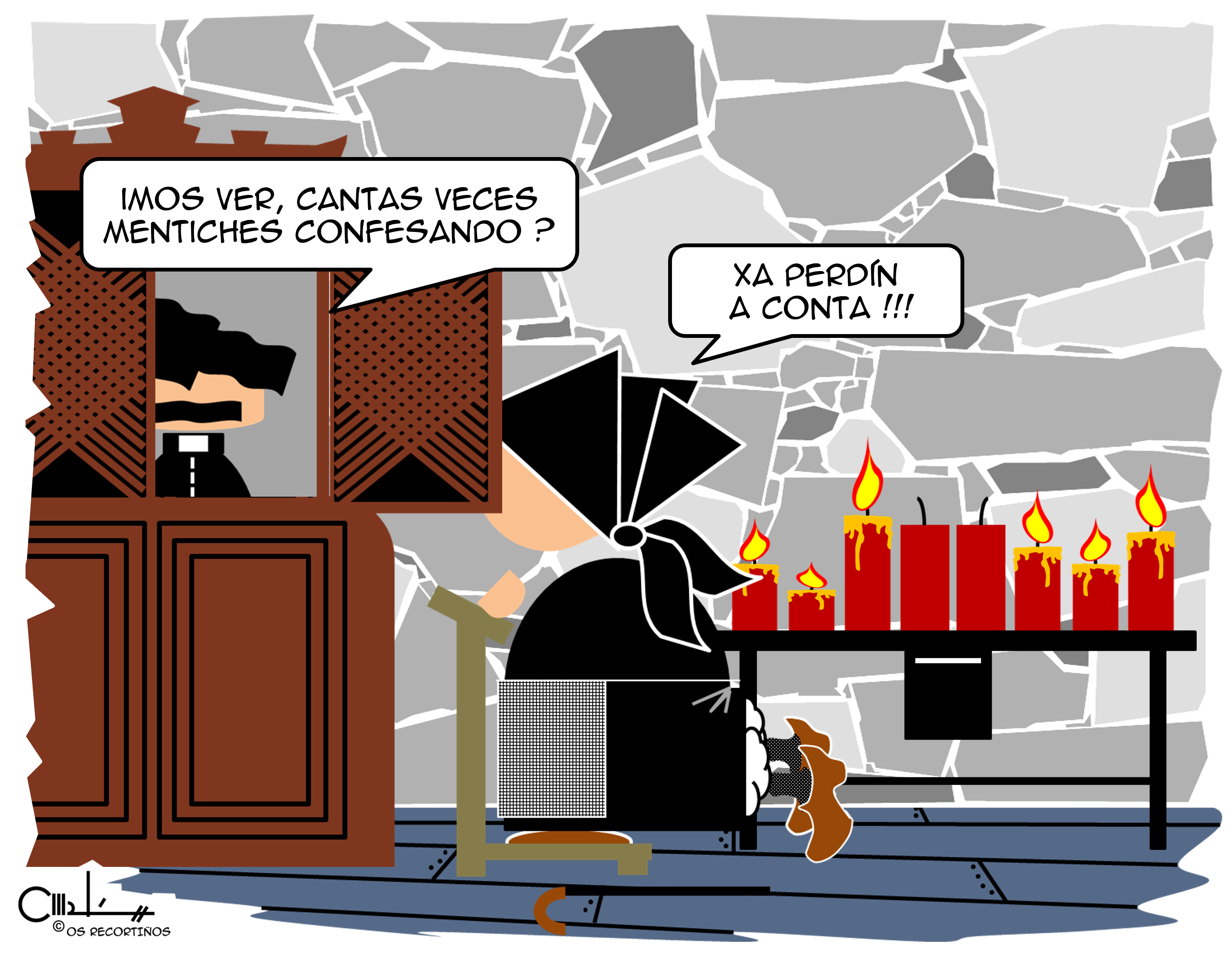 Mentir na confesión