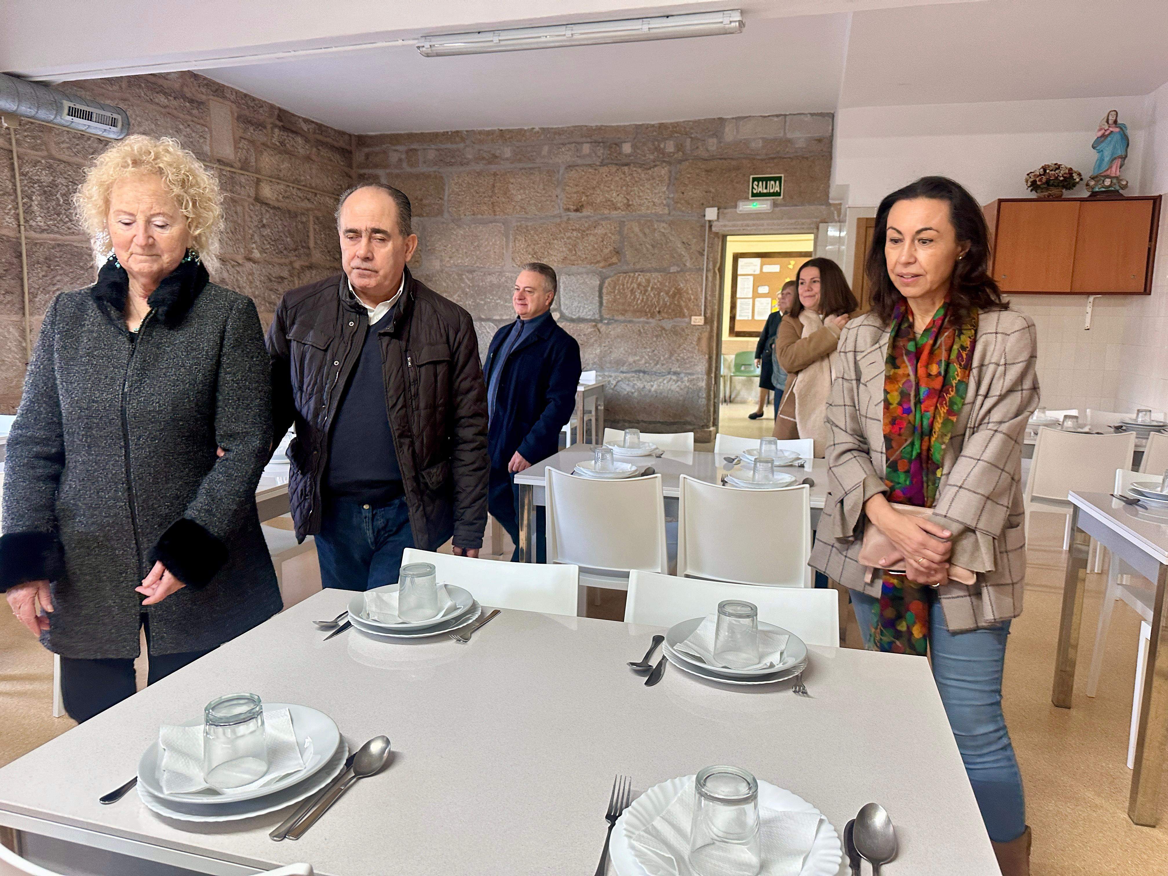 Visita ao comedor social das Voluntarias da Caridade de San Vicente de Paúl