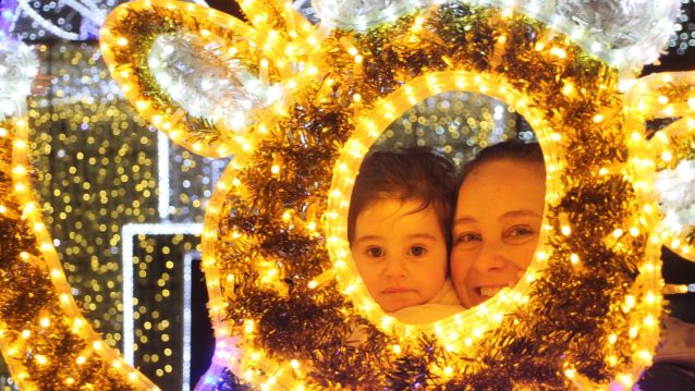 Luces de Navidad en Soutomaior