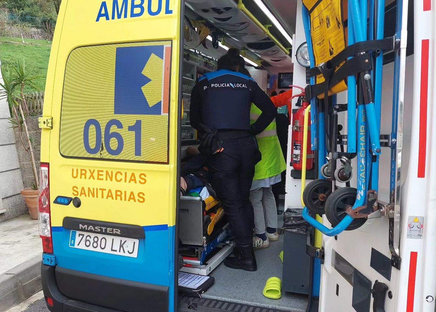 Intervención de la Policía Local en Campelo por una "alteración grave"