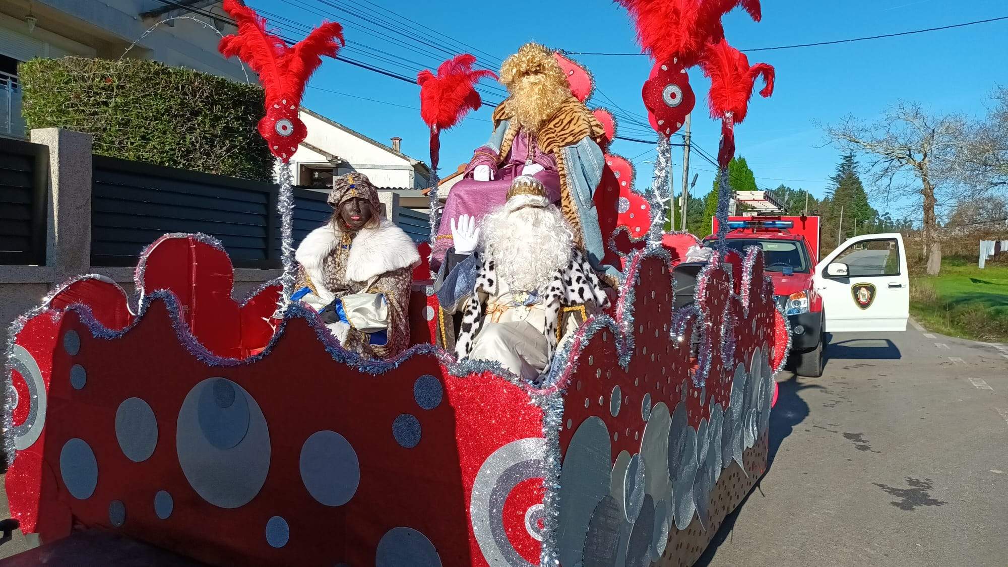 Visita de los Reyes Magos a Cuntis