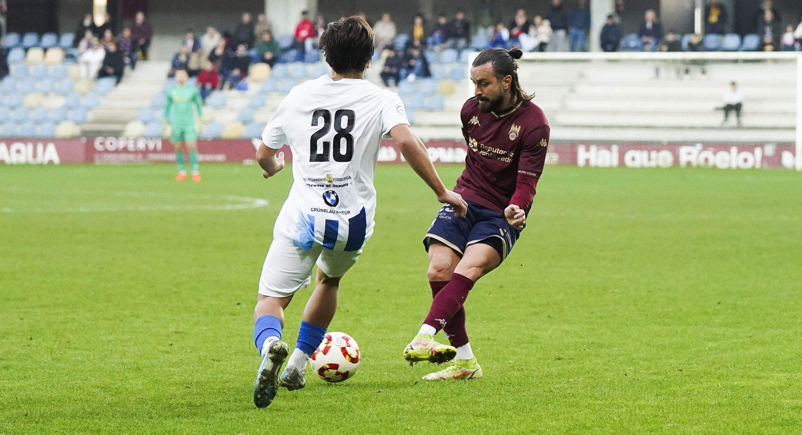 Partido entre Pontevedra CF e Gimnástica de Torrelavega en Pasarón Partido entre Pontevedra CF e Gimnástica de Torrelavega en Pasarón