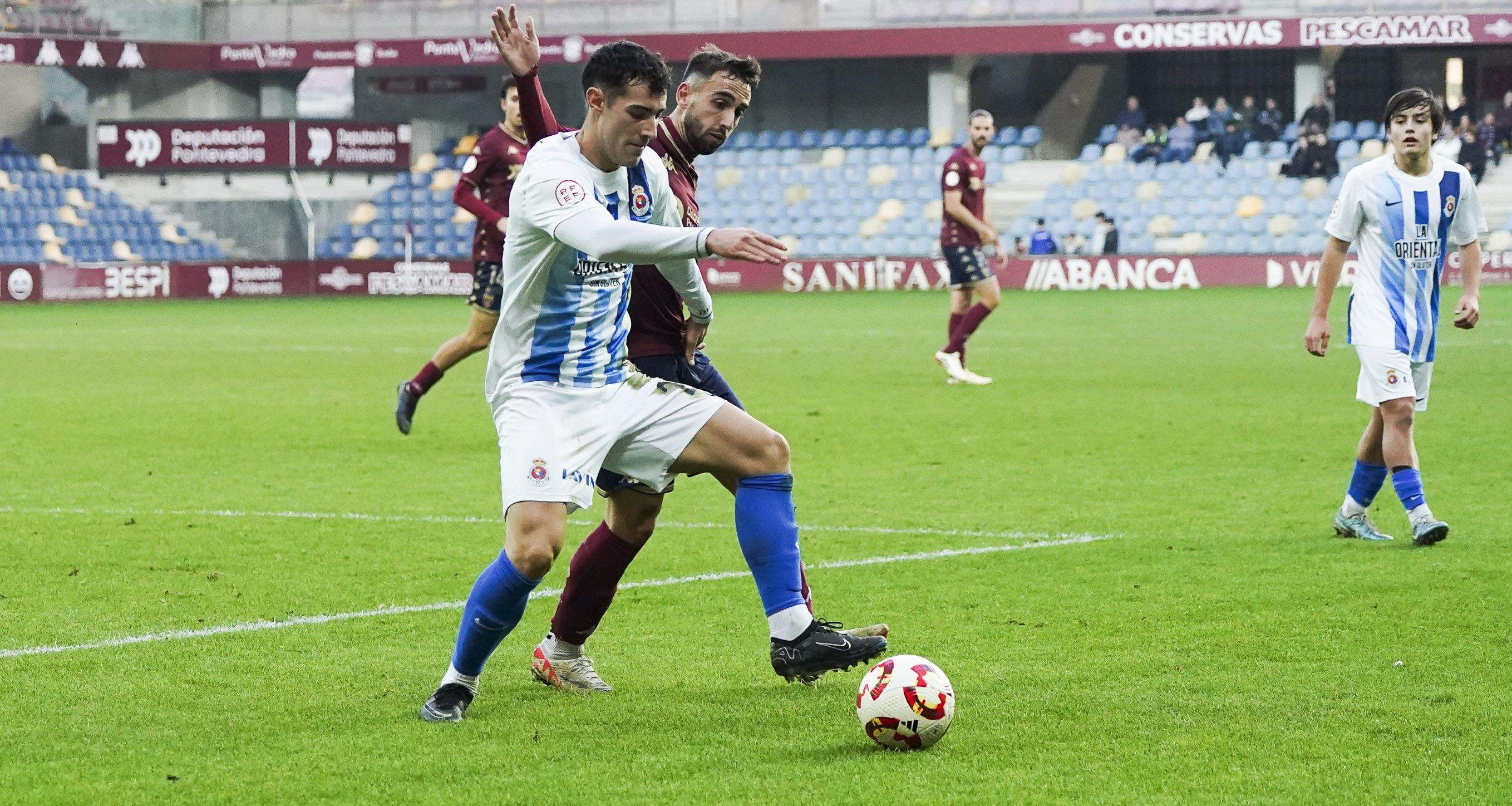 Partido entre Pontevedra CF e Gimnástica de Torrelavega en Pasarón Partido entre Pontevedra CF e Gimnástica de Torrelavega en Pasarón
