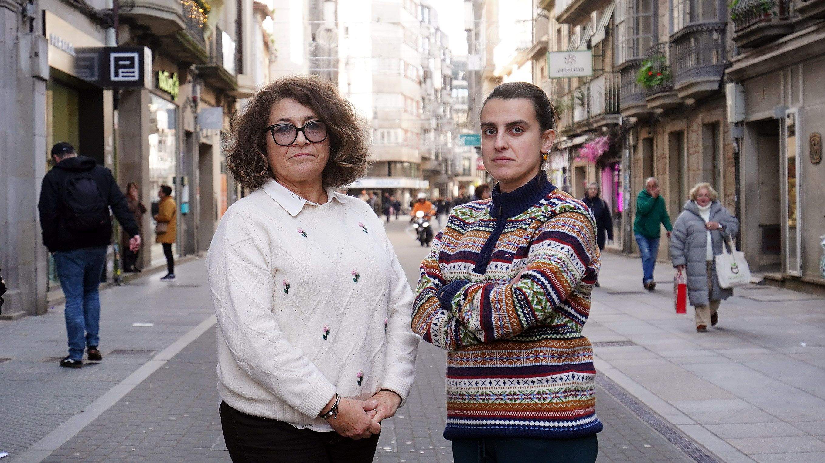 Carlota Magariños y Jacqueline González, comerciantes de la calle Michelena preocupadas por robos e inseguridad
