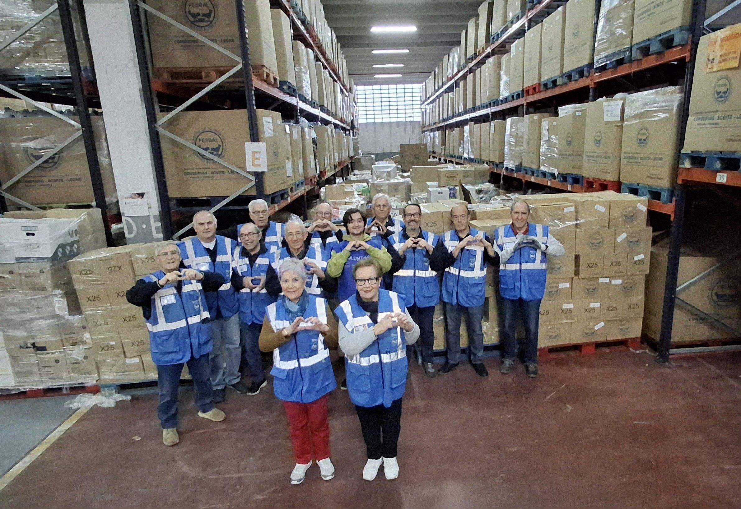 Voluntarios del Banco de Alimentos