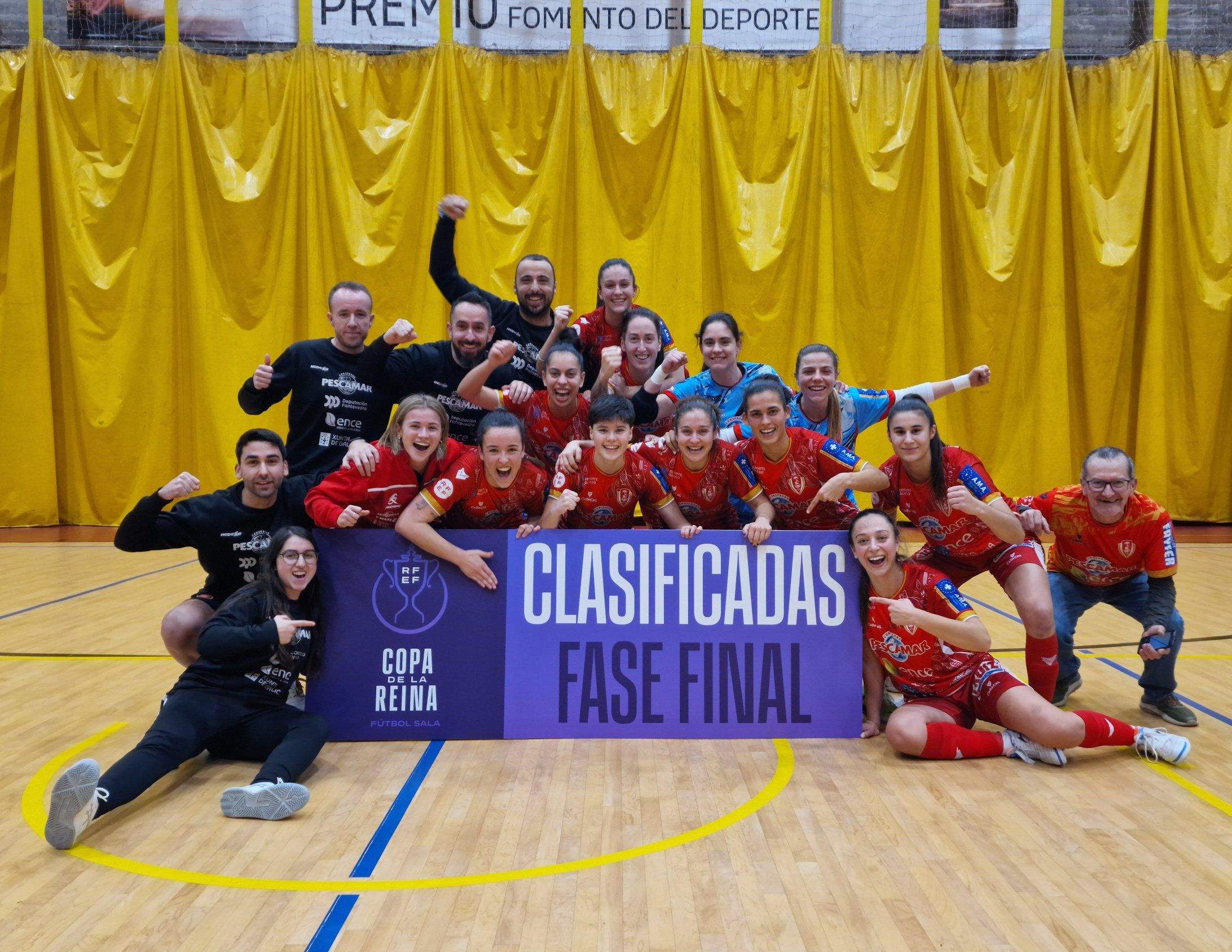 El Poio Pescamar celebra el pase a la fase final de la Copa de la Reina