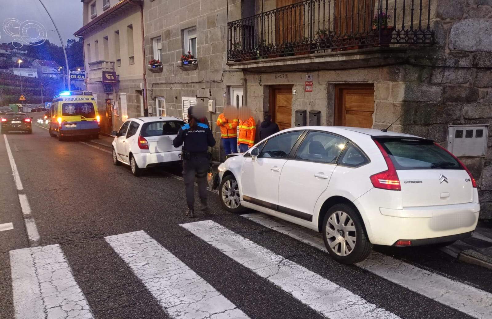 Accidente de tráfico en la PO 308