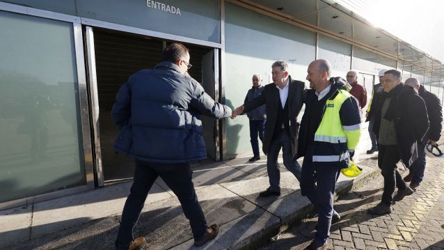 Visita a las obras en el Recinto Ferial y en el Pazo da Cultura Visita a las obras en el Recinto Ferial y en el Pazo da Cultura