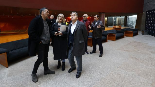 Visita ás obras no Recinto Feiral e no Pazo da Cultura Visita ás obras no Recinto Feiral e no Pazo da Cultura