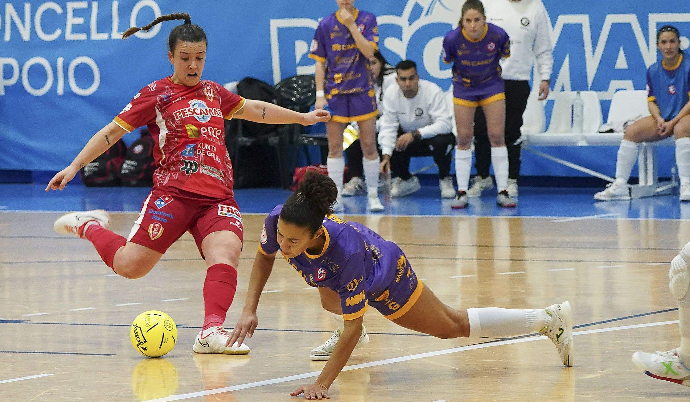 Partido entre el Poio Pescamar y el FSF Castro en A Seca Partido entre el Poio Pescamar y el FSF Castro en A Seca