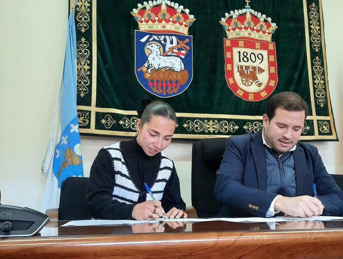 Antía Jácome y Jorge Cubela