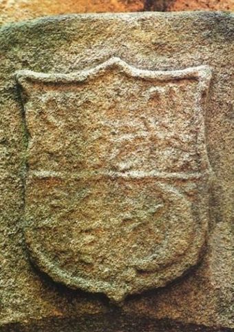 Doela brasonada do capitán Gosende (Museo de Pontevedra). Doela brasonada do capitán Gosende (Museo de Pontevedra).