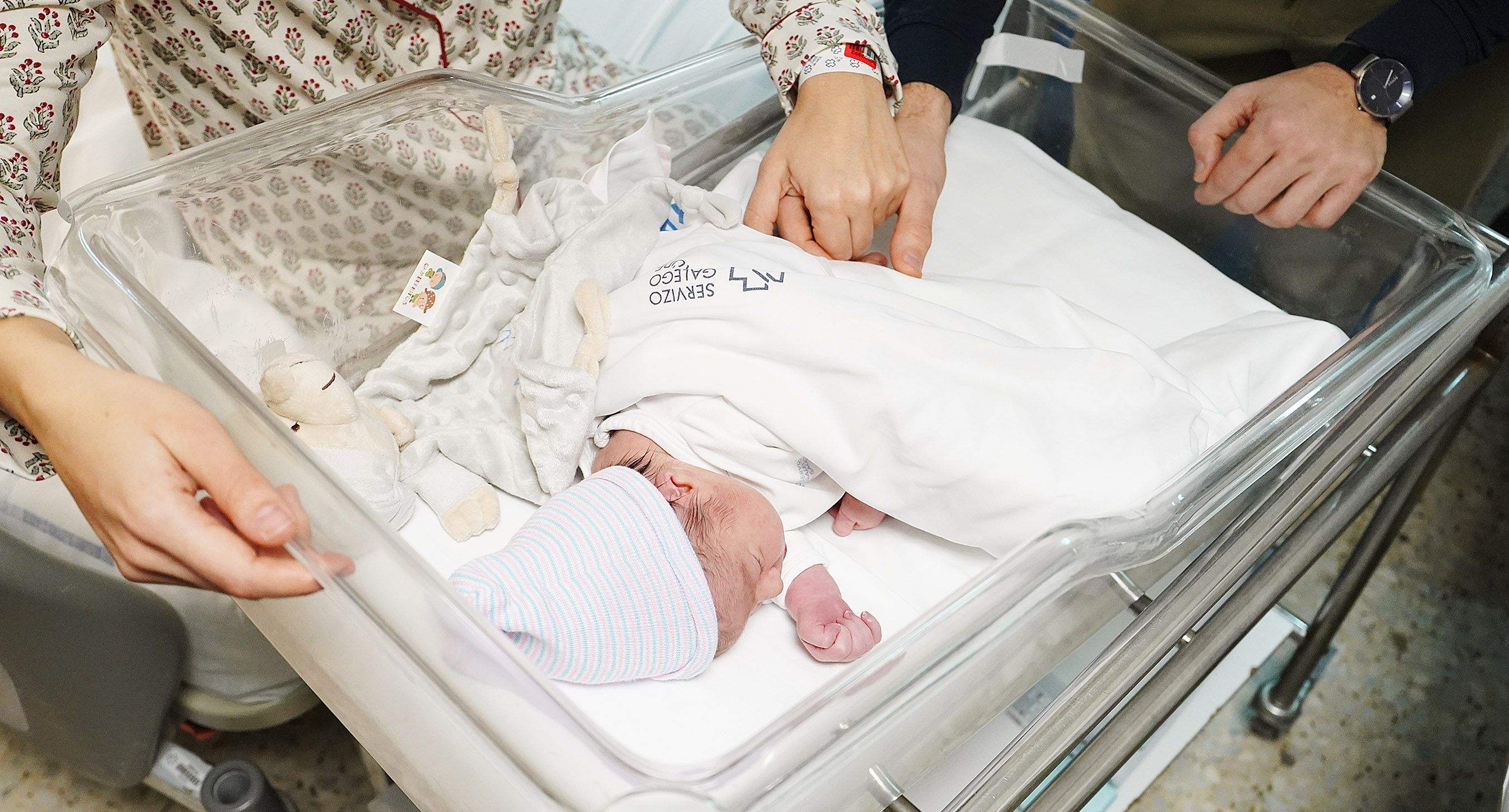 Mauro Estévez Álvarez, primer bebé del año en Galicia, nacido en el Hospital Provincial Mauro Estévez Álvarez, primer bebé del año en Galicia, nacido en el Hospital Provincial