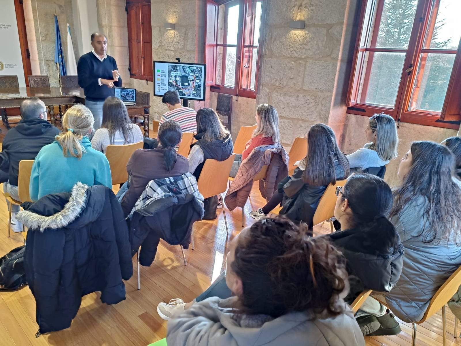 Reunión de organización de la cabalgata de Poio