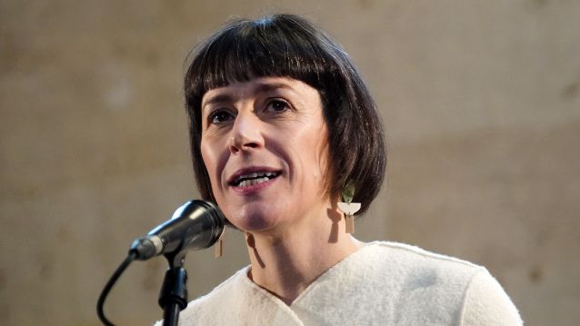 Ana Pontón, en Pontevedra Ana Pontón, en Pontevedra