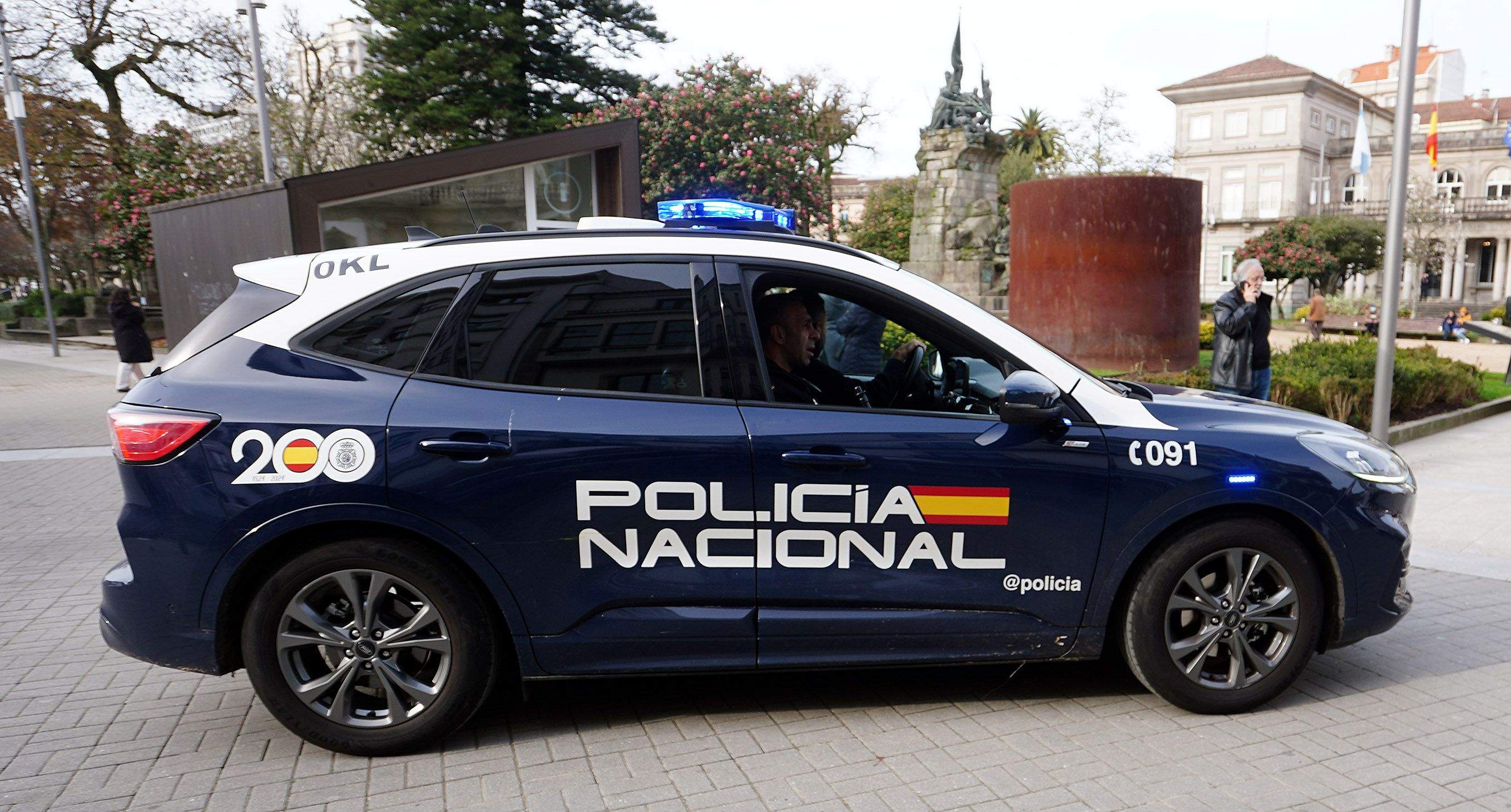 Patrulla da Policía Nacional de Pontevedra