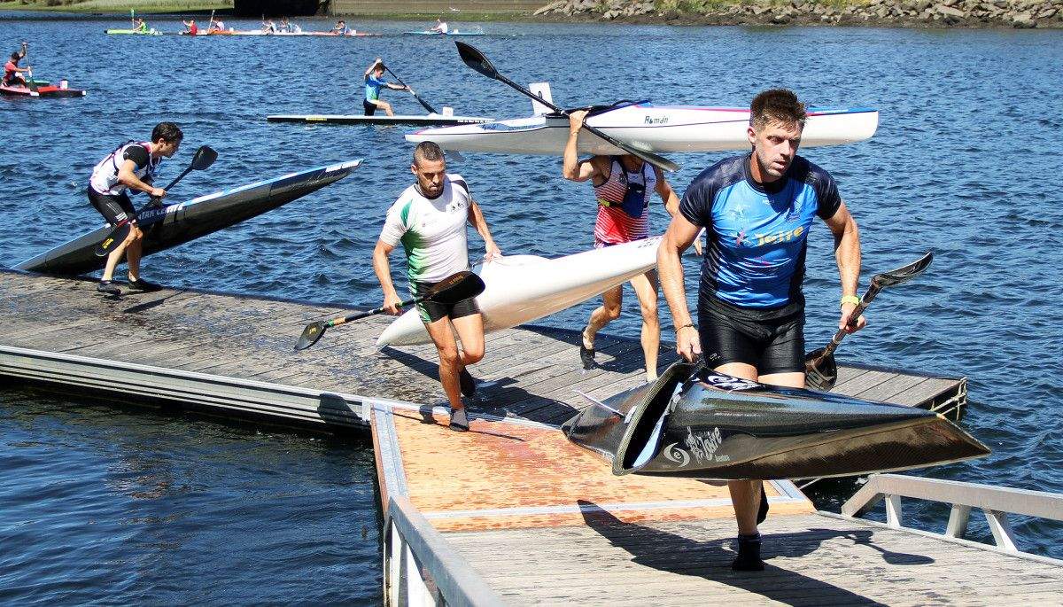 Primera jornada del Campeonato de España de Piragüismo Maratón en Pontevedra