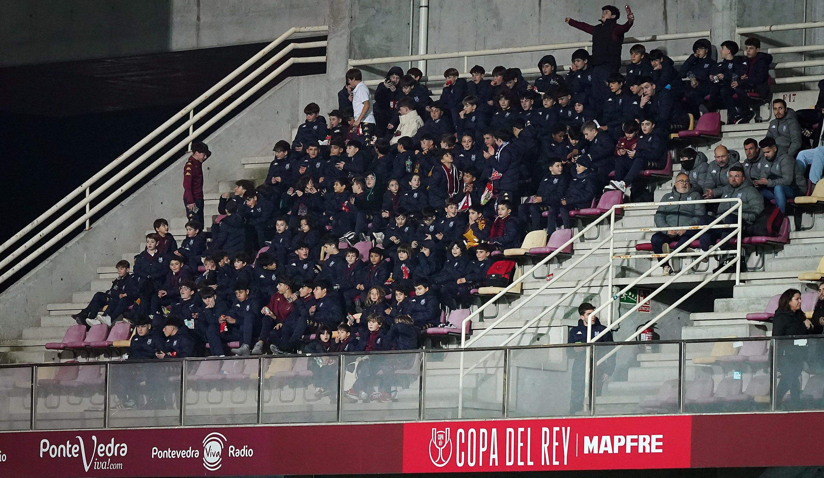 Octavos de final de la Copa del Rey entre Pontevedra y Getafe en Pasarón