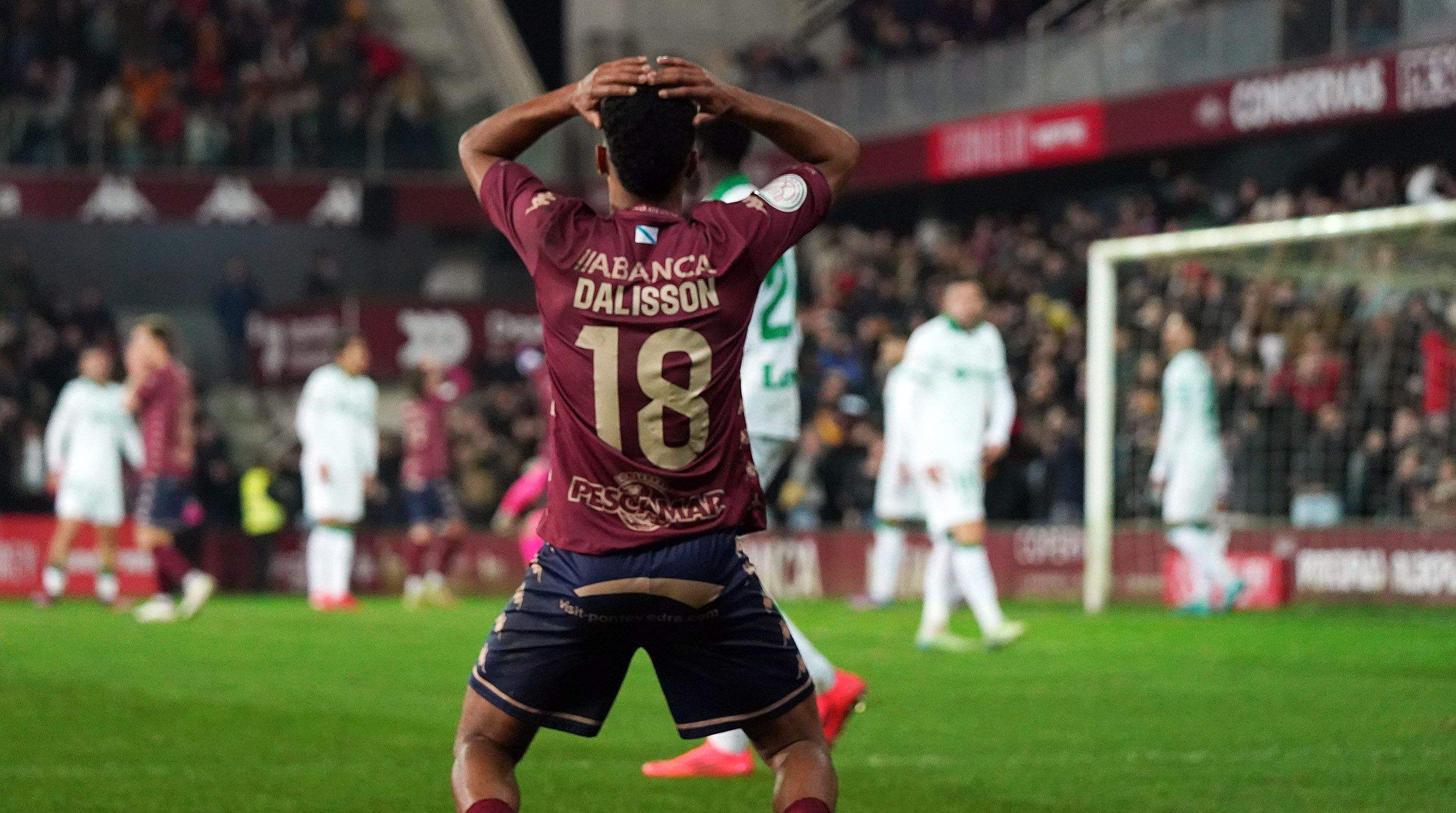 Octavos de final de la Copa del Rey entre Pontevedra y Getafe en Pasarón