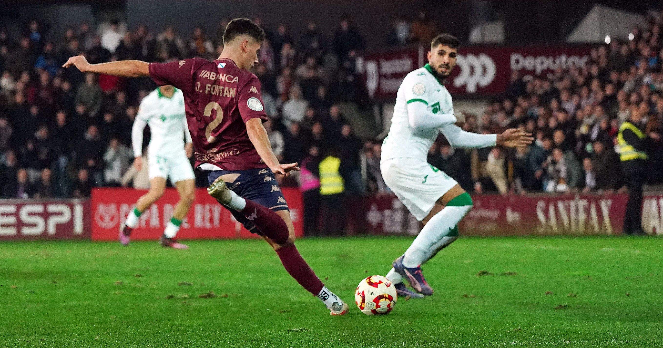 Octavos de final de la Copa del Rey entre Pontevedra y Getafe en Pasarón