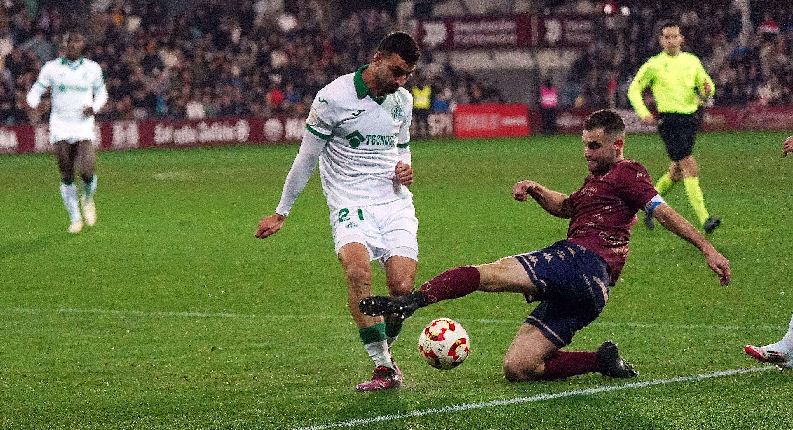 Octavos de final de la Copa del Rey entre Pontevedra y Getafe en Pasarón